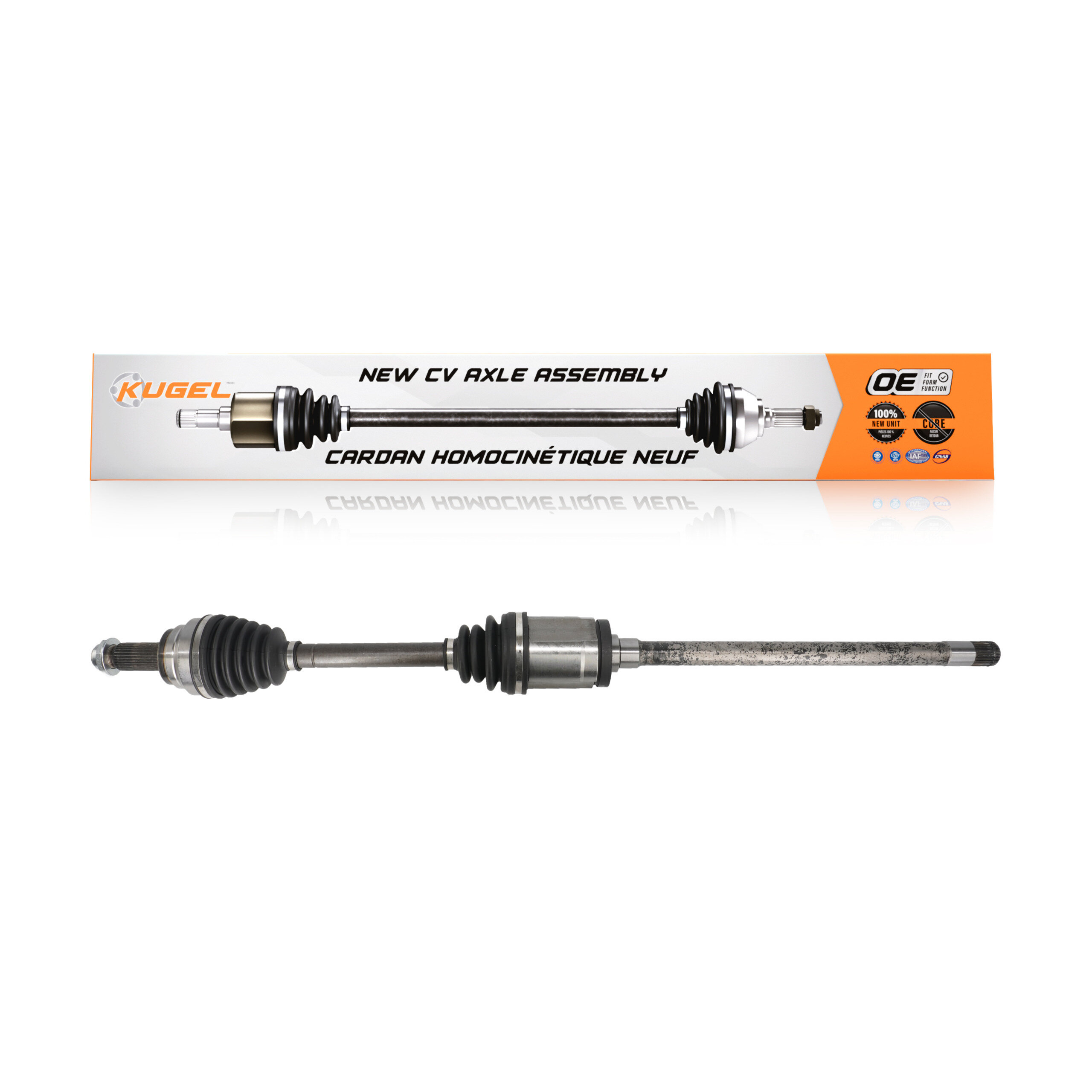 Kugel - NCV-BM27541 - Front Right CV Axle Shaft
