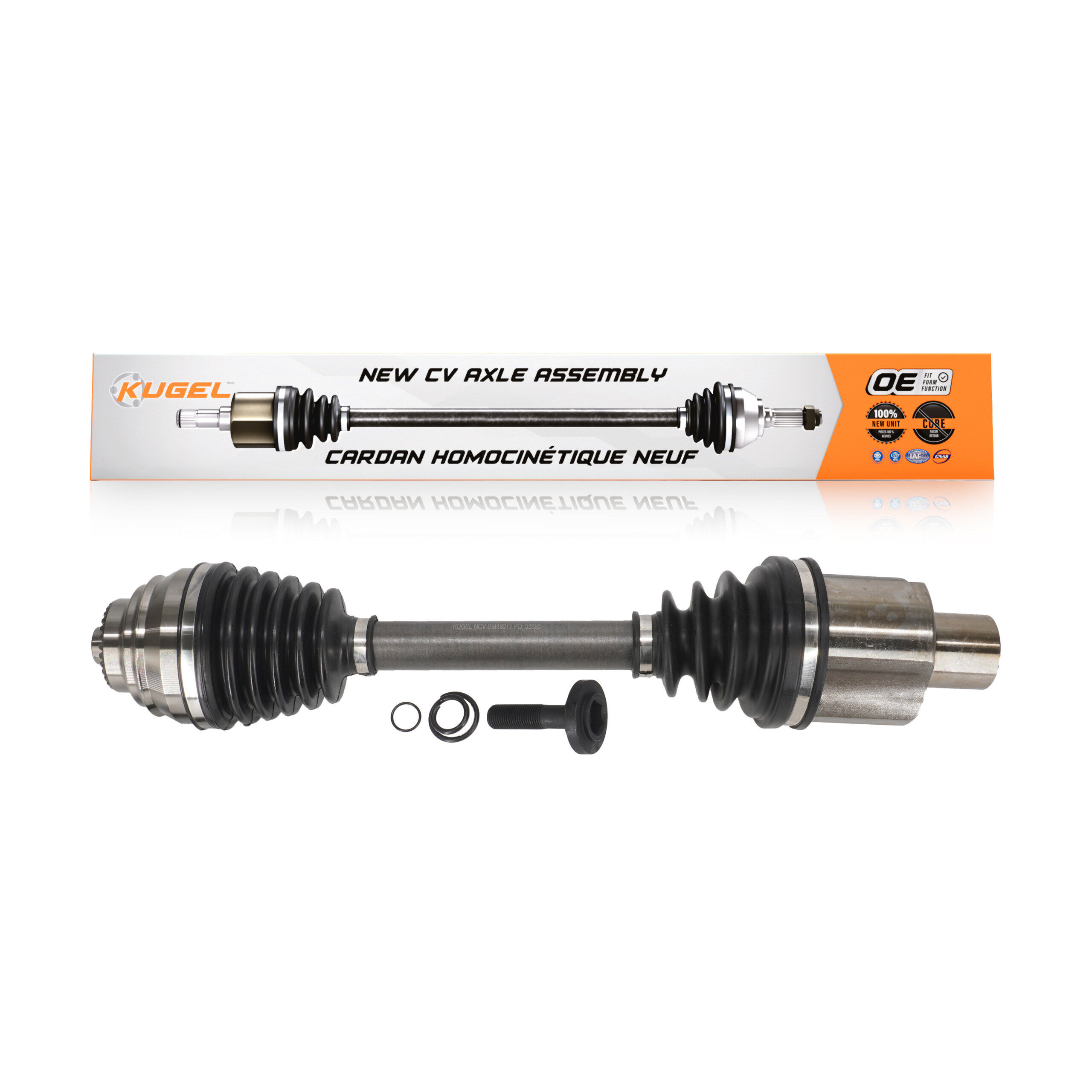 Kugel - NCV-BM49011 - Front Right CV Axle Shaft