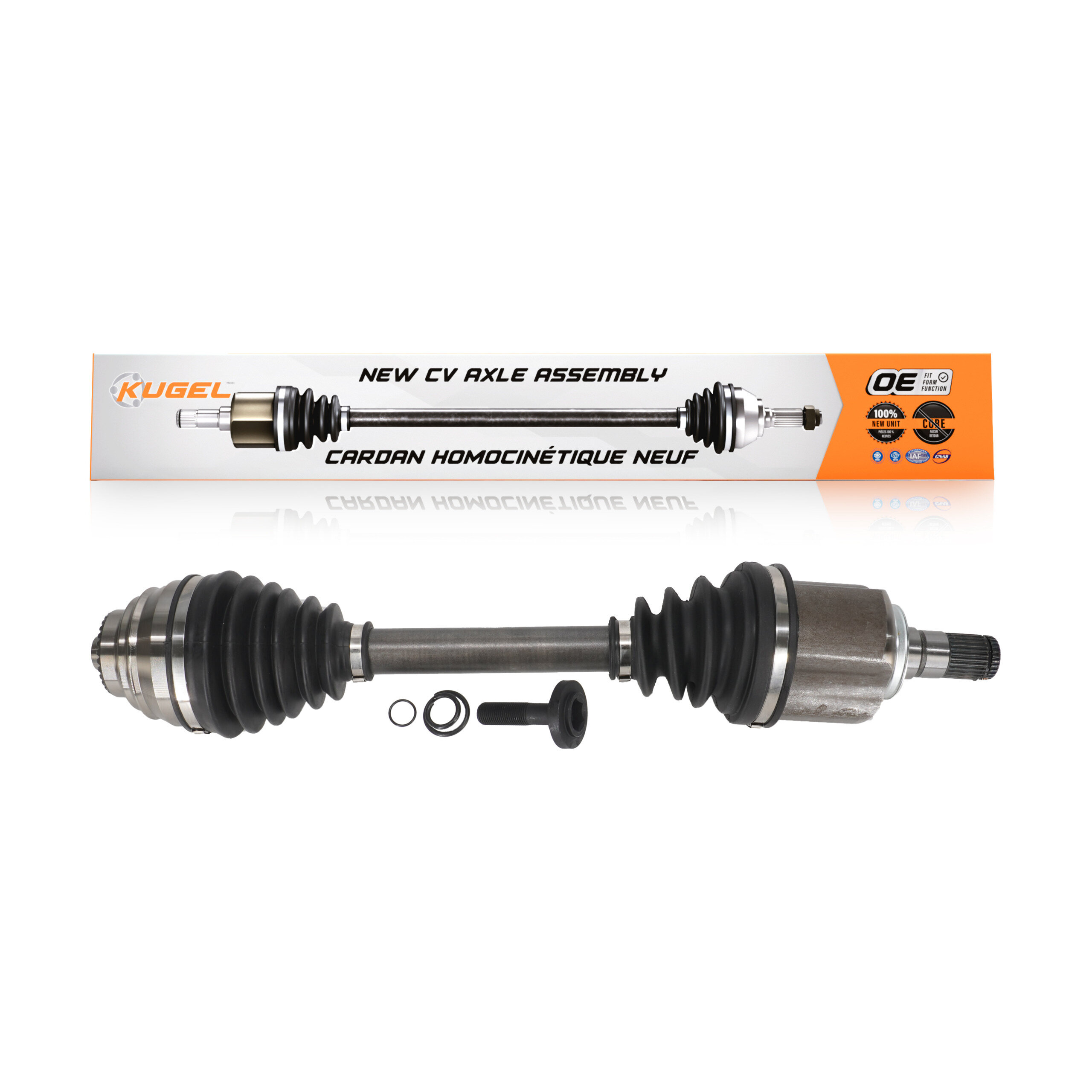 Kugel - NCV-BM49013 - Front Left CV Axle Shaft