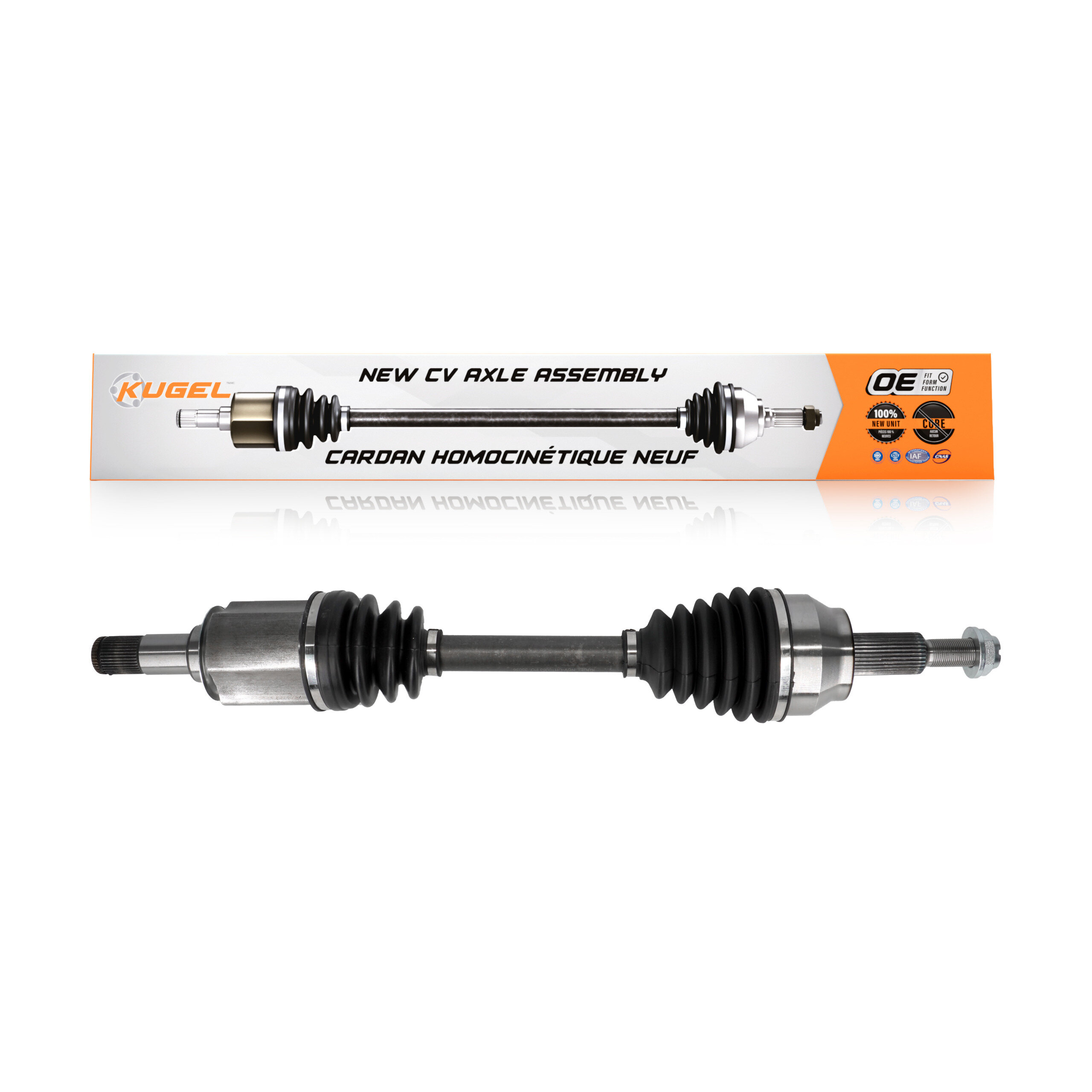 Kugel - NCV-CH10063 - Front Left CV Axle Shaft