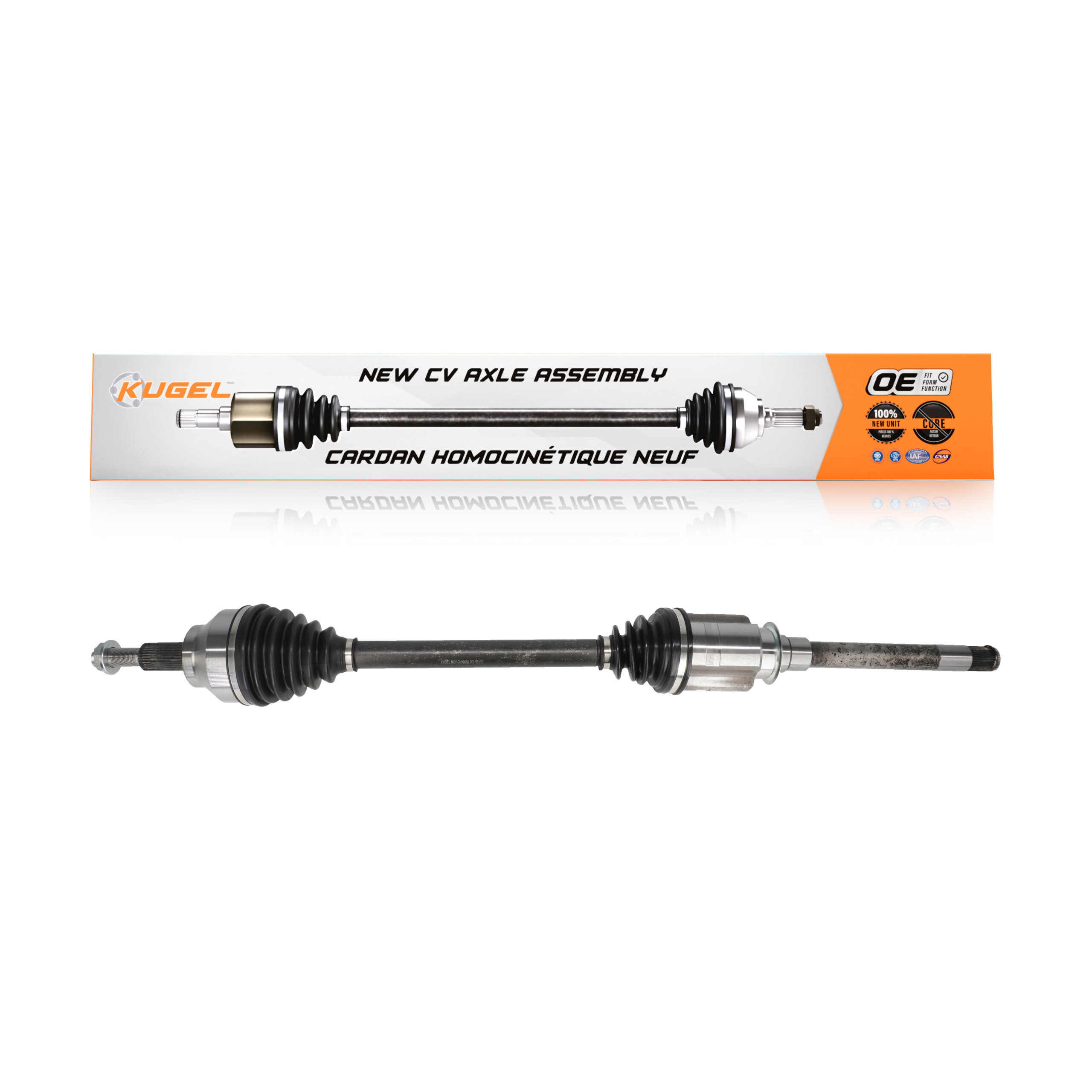 Kugel - NCV-CH10066 - Front Right CV Axle Shaft