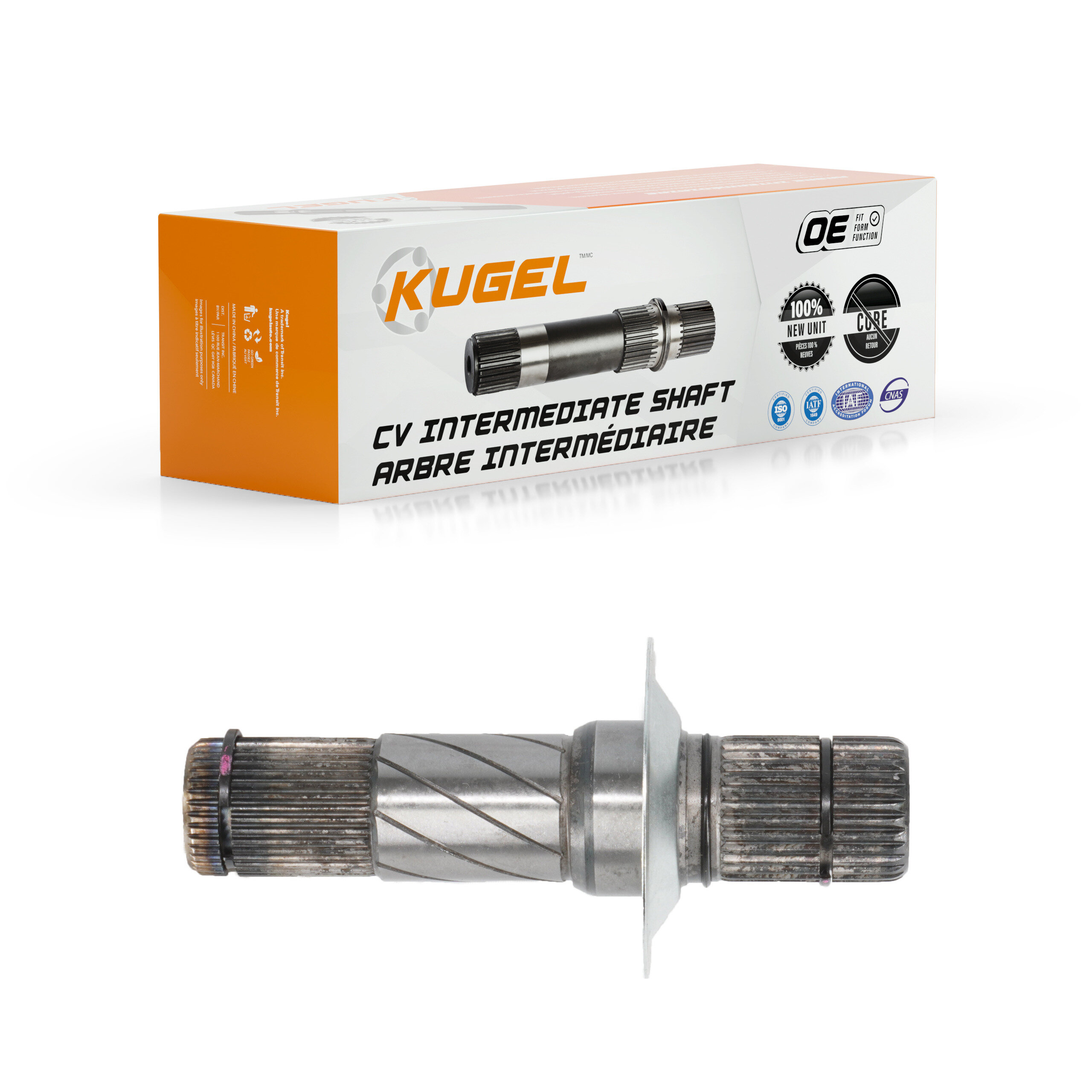 Kugel - NCV-CH12000 - Front Left CV Intermediate Shaft