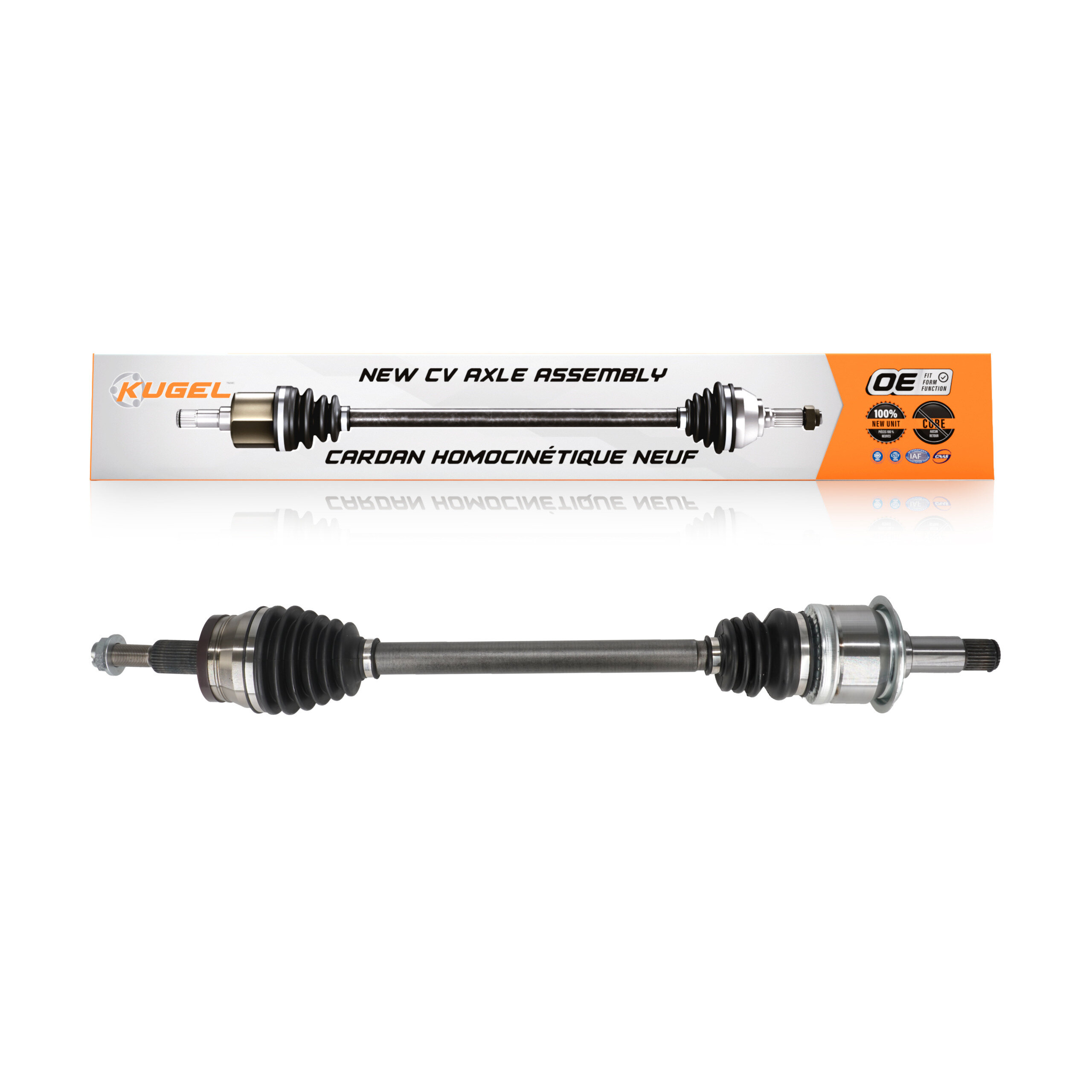 Kugel - NCV-CH12007 - Rear Right CV Axle Shaft