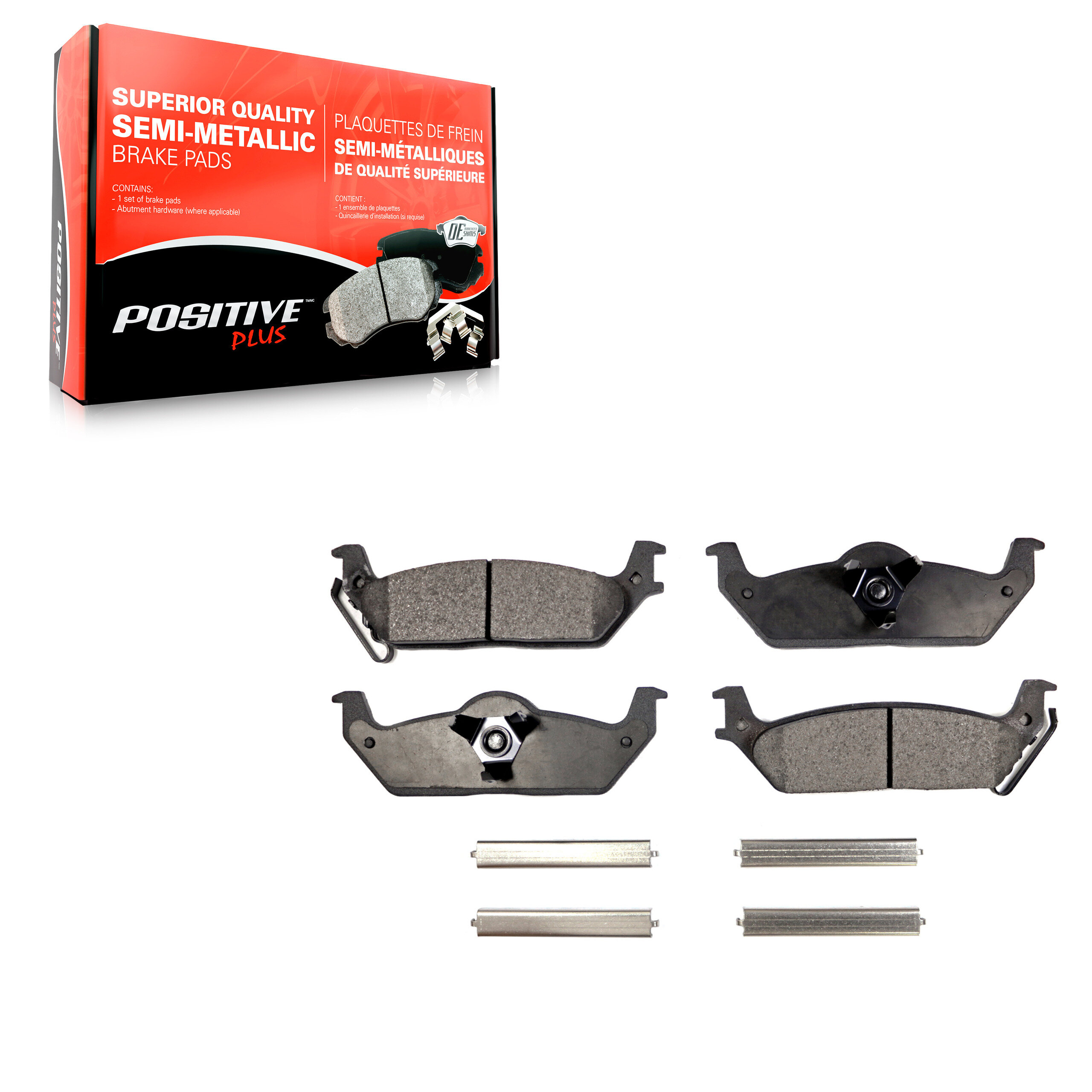 Positive Plus - PPF-D1012 - Rear Disc Brake Pad