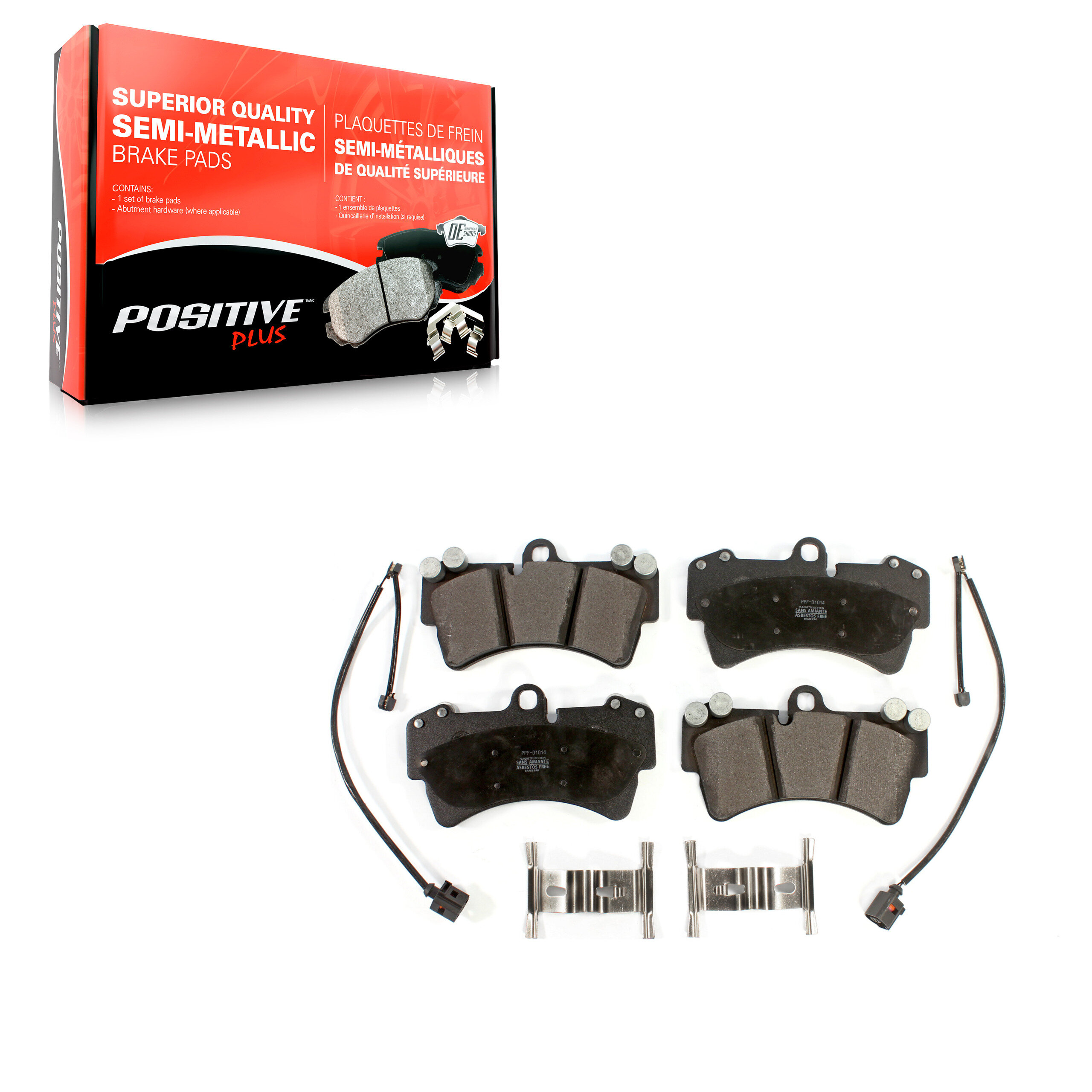 Positive Plus - PPF-D1014 - Front Disc Brake Pad