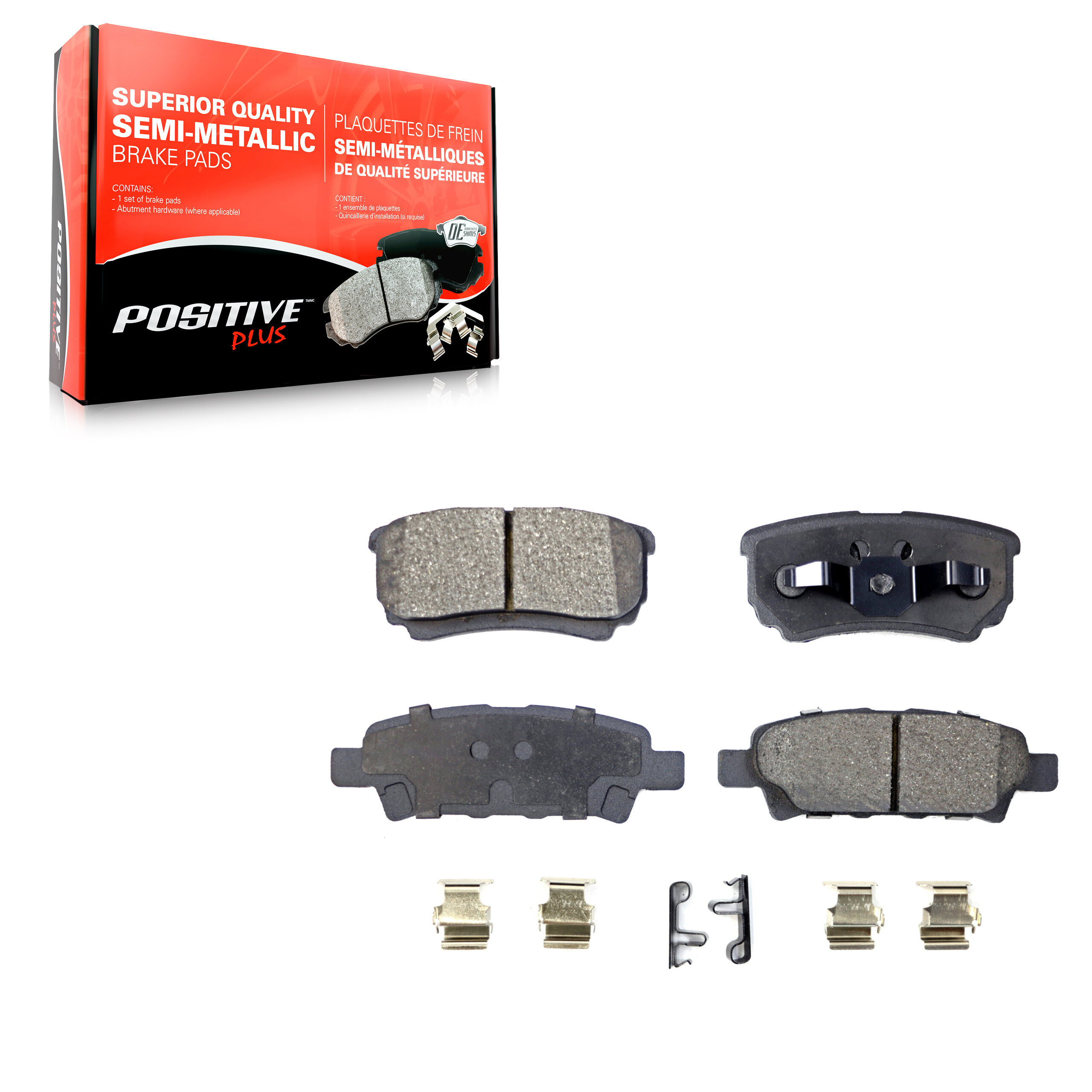 Positive Plus - PPF-D1037 - Rear Disc Brake Pad