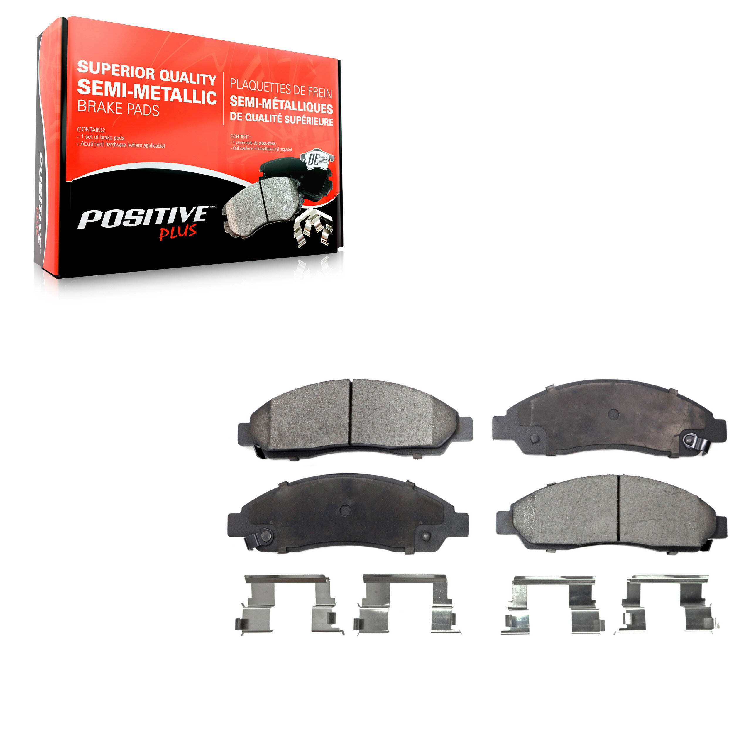 Positive Plus - PPF-D1039 - Front Disc Brake Pad