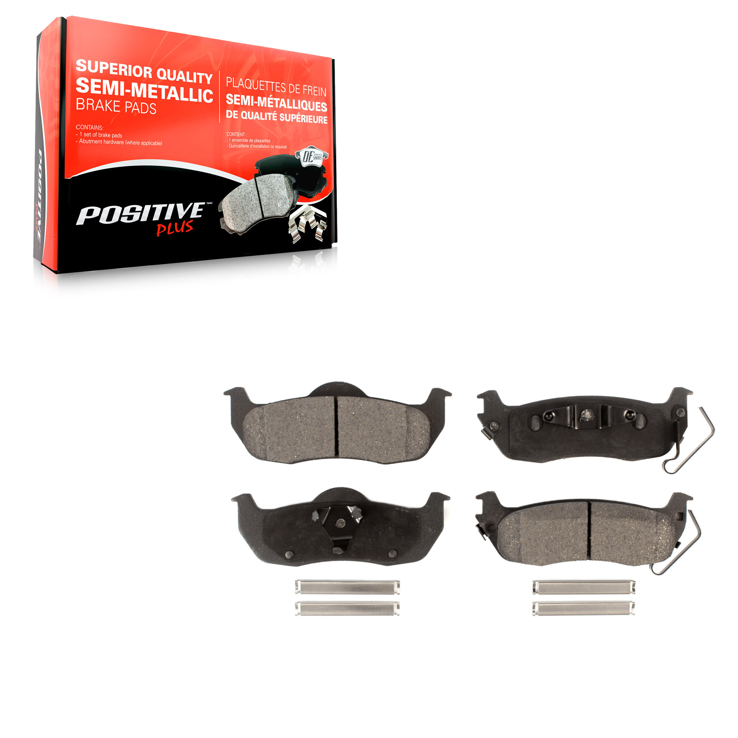 Positive Plus - PPF-D1041 - Rear Disc Brake Pad
