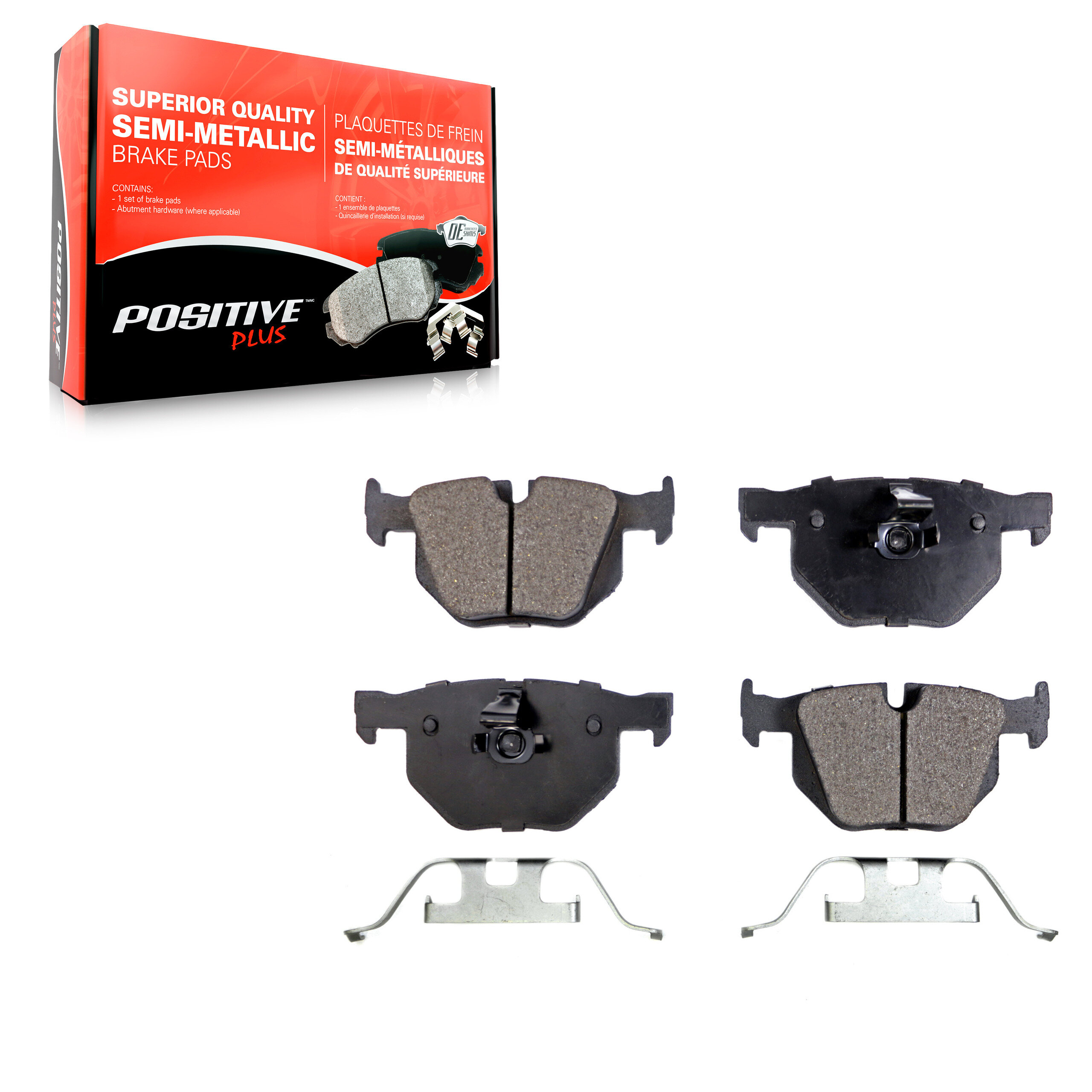 Positive Plus - PPF-D1042 - Rear Disc Brake Pad