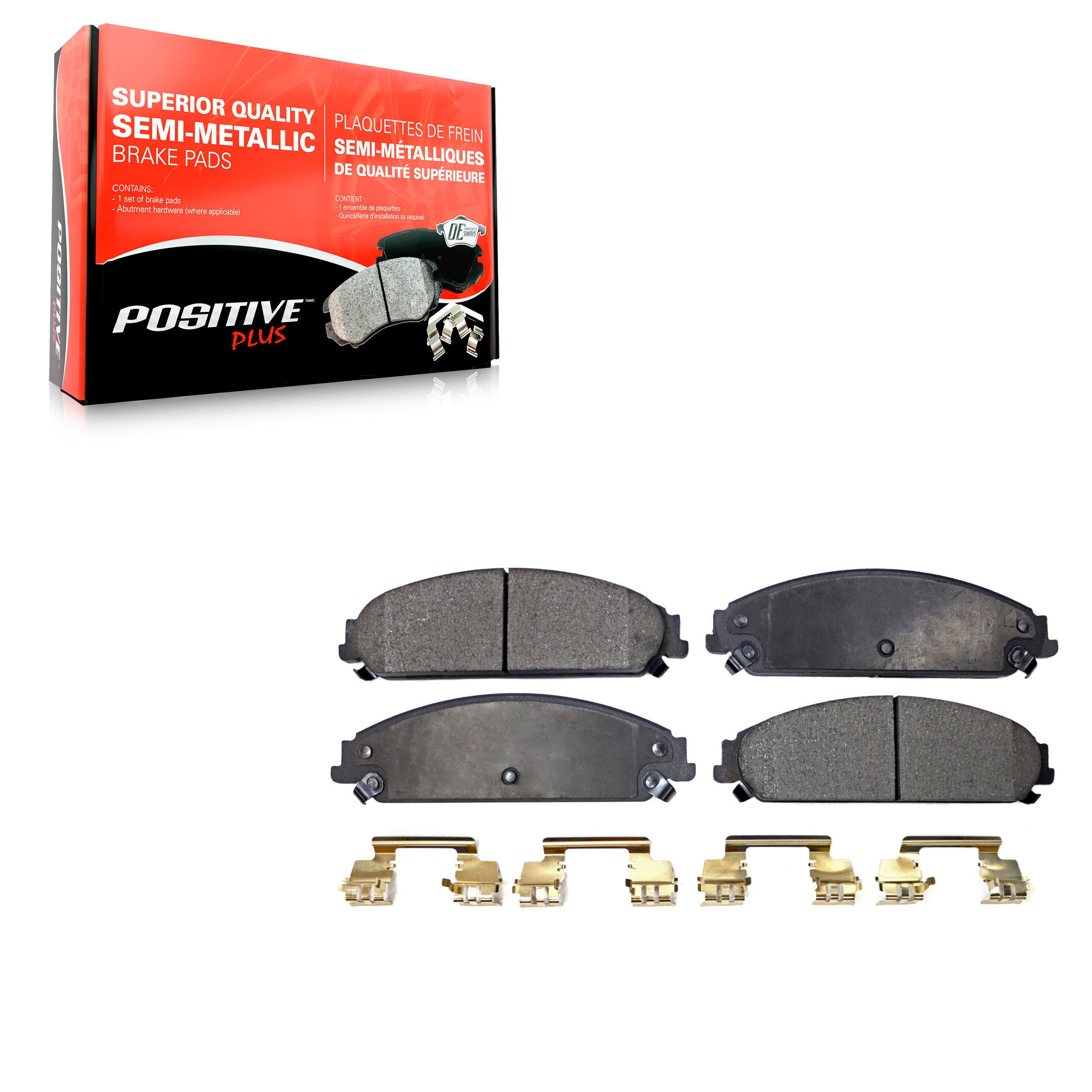 Positive Plus - PPF-D1058 - Front Disc Brake Pad