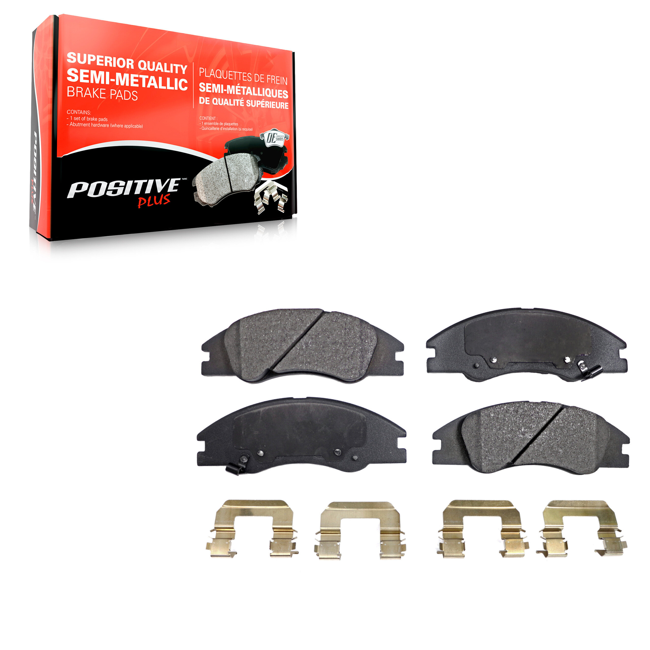 Positive Plus - PPF-D1074 - Front Disc Brake Pad