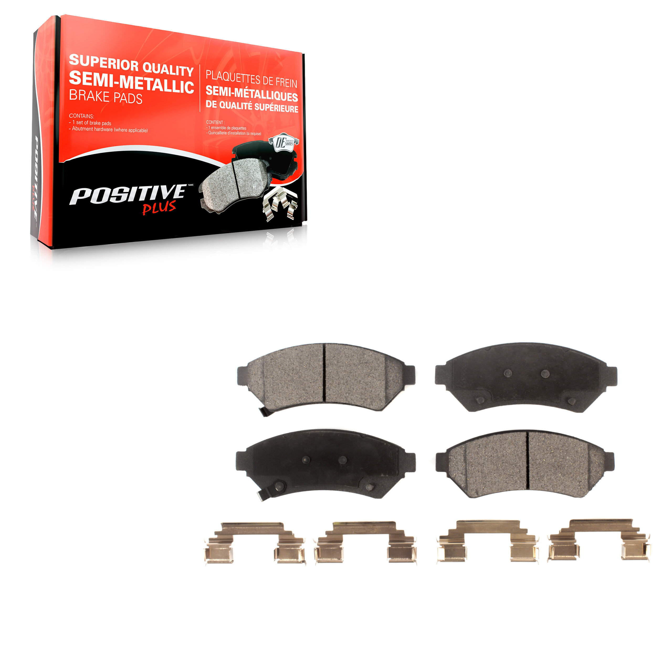Positive Plus - PPF-D1075 - Front Disc Brake Pad