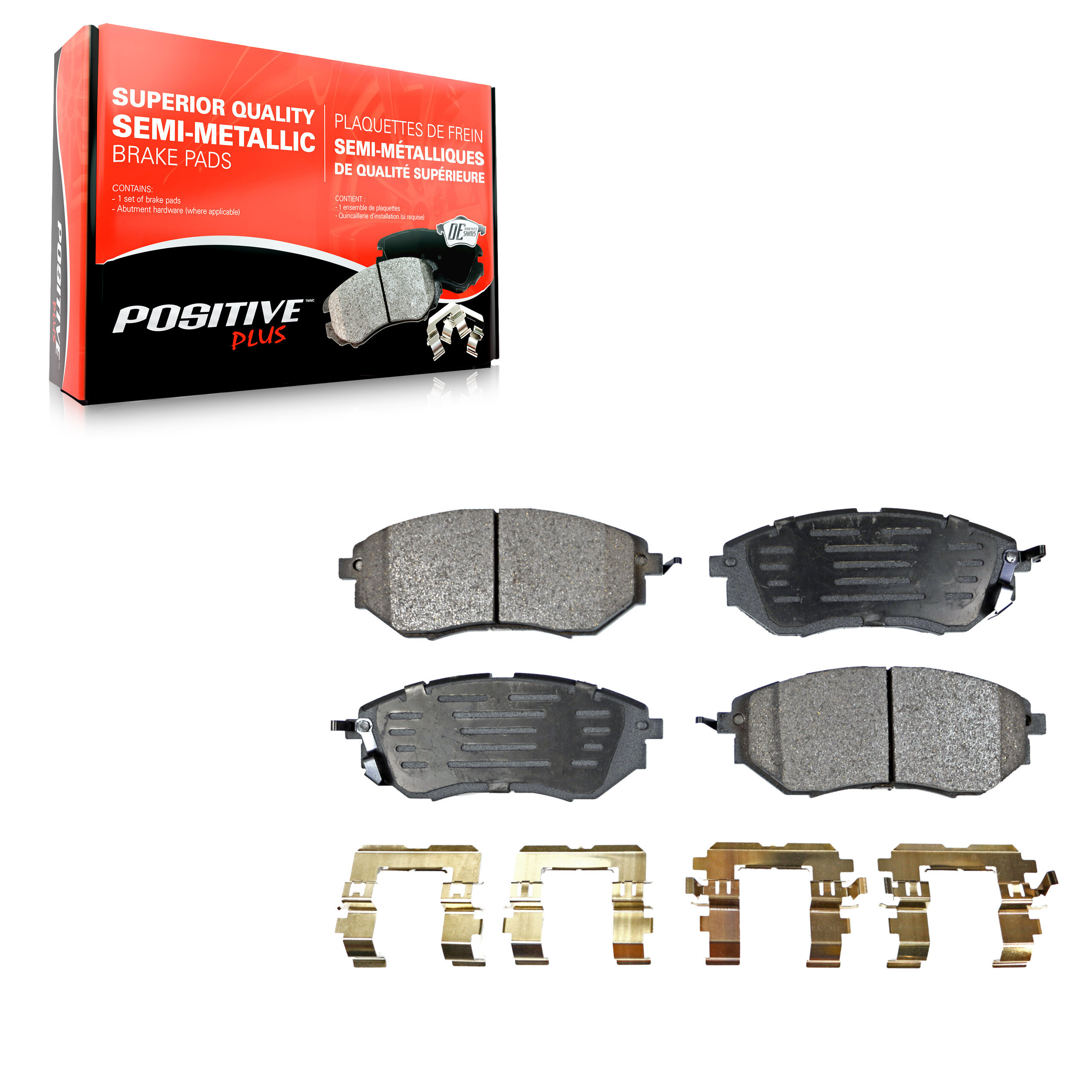 Positive Plus - PPF-D1078 - Front Disc Brake Pad