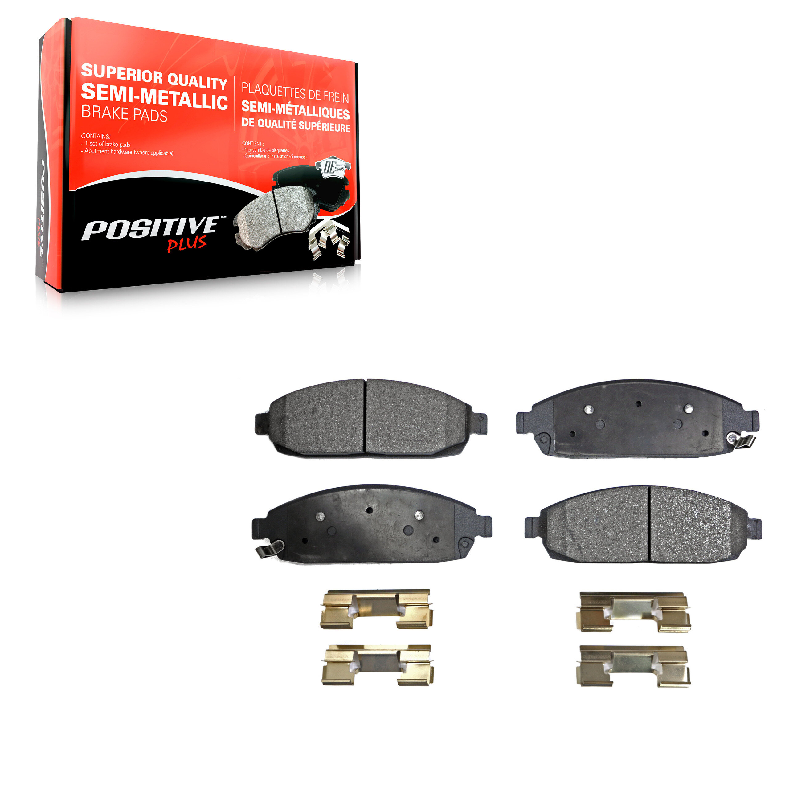 Positive Plus - PPF-D1080 - Front Disc Brake Pad
