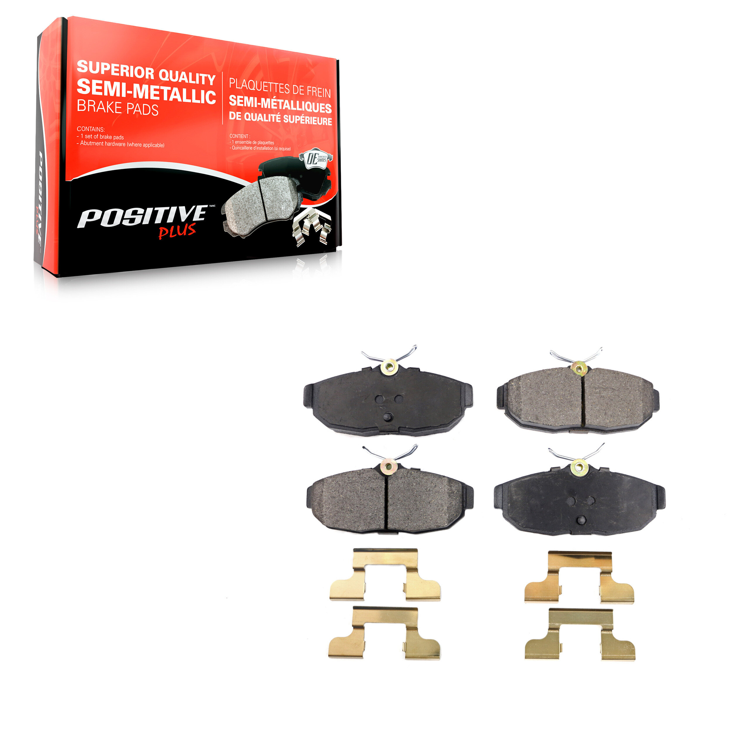 Positive Plus - PPF-D1082 - Rear Disc Brake Pad