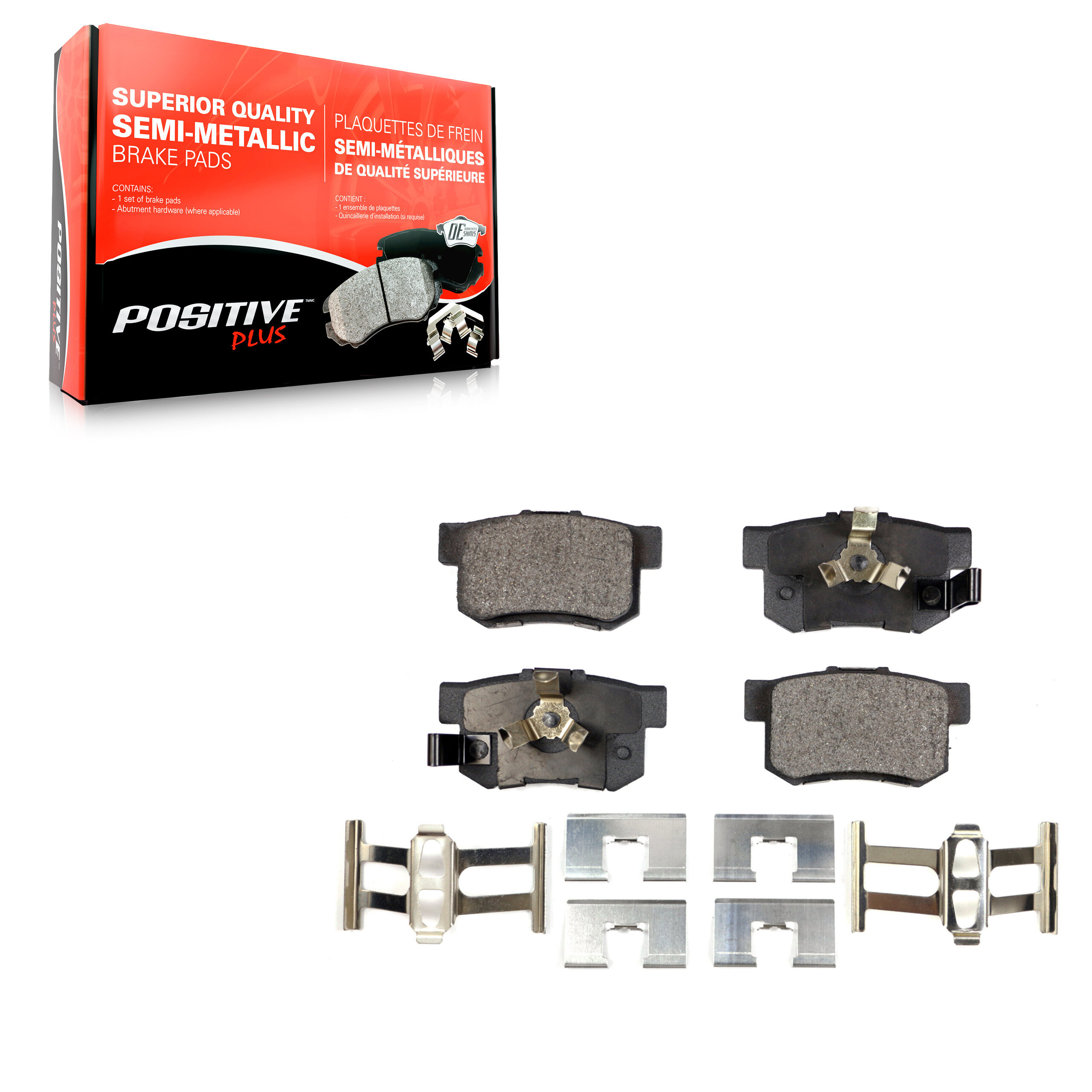 Positive Plus - PPF-D1086 - Rear Disc Brake Pad