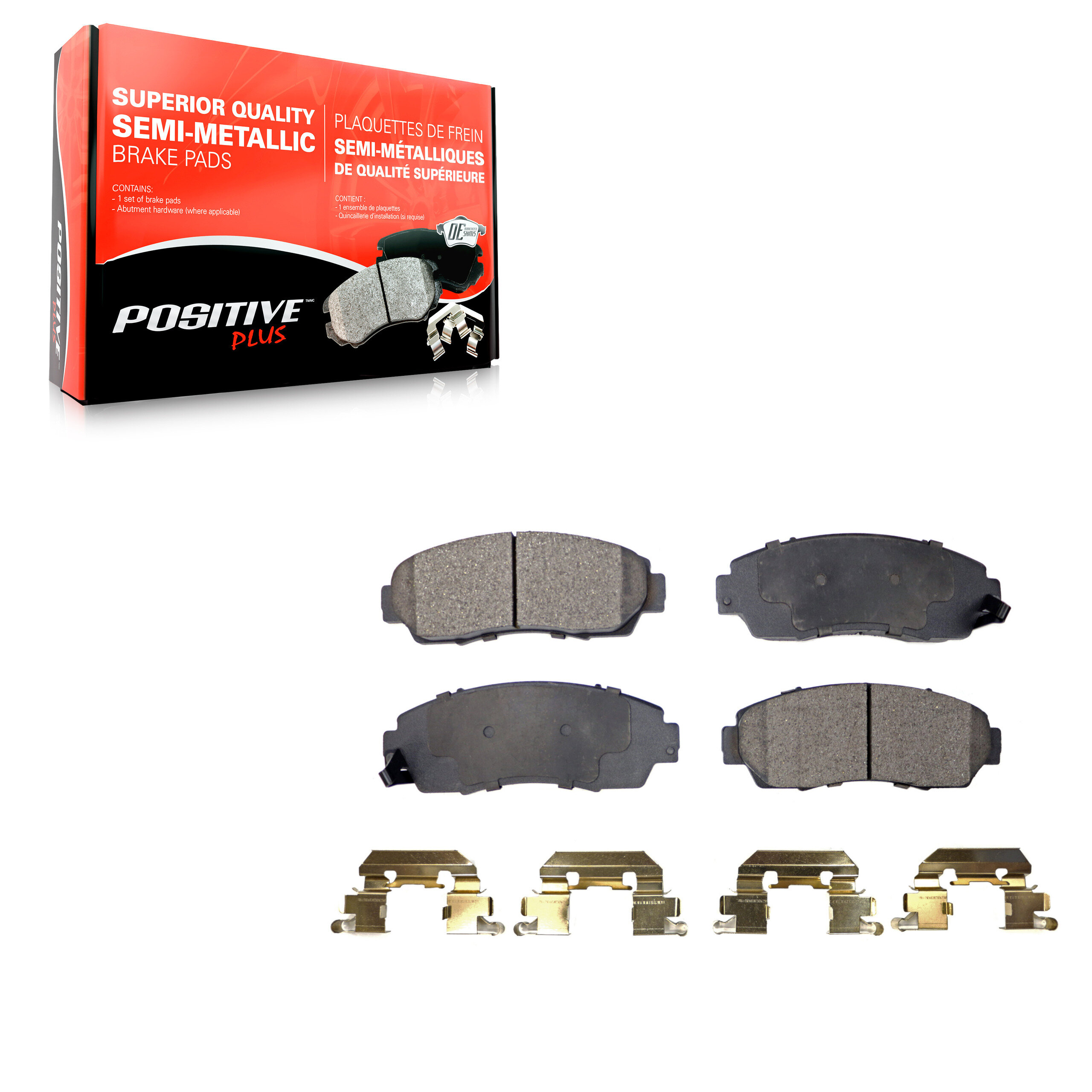 Positive Plus - PPF-D1089 - Front Disc Brake Pad