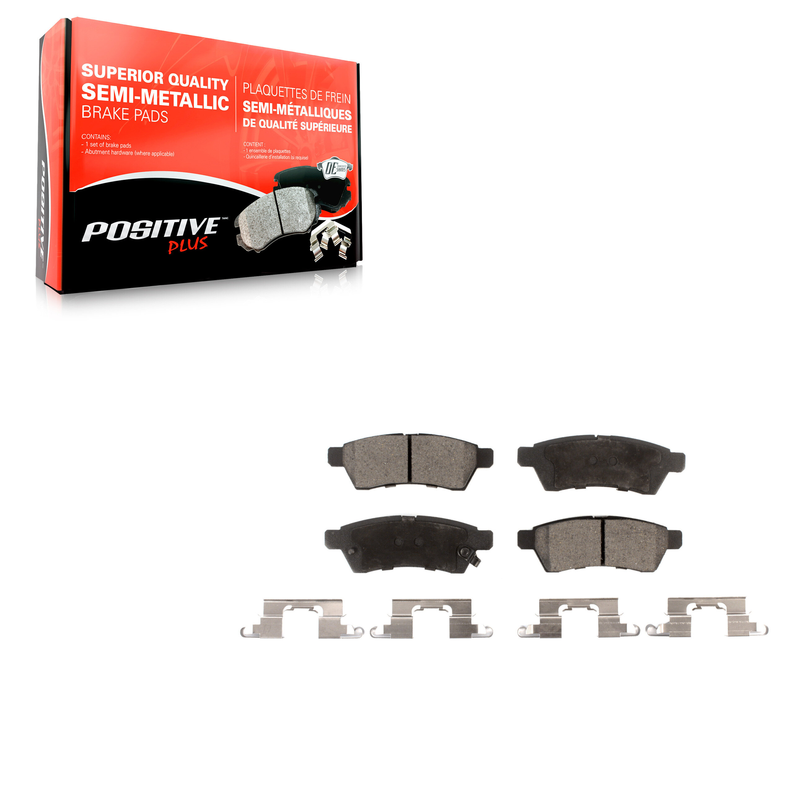 Positive Plus - PPF-D1100 - Rear Disc Brake Pad