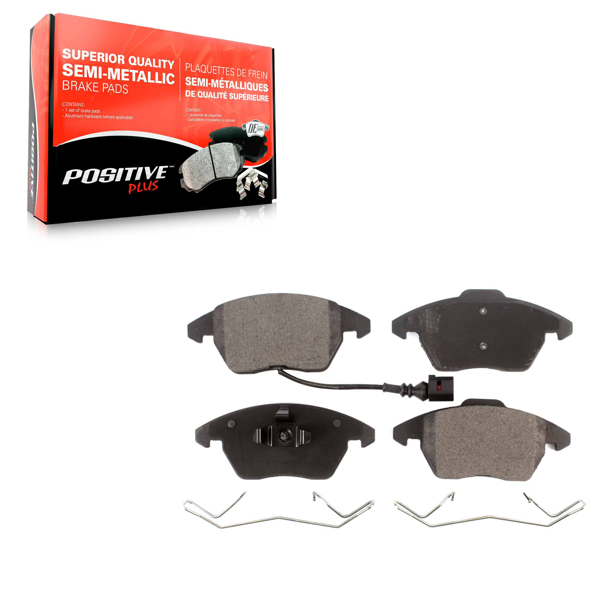 Positive Plus - PPF-D1107 - Front Disc Brake Pad