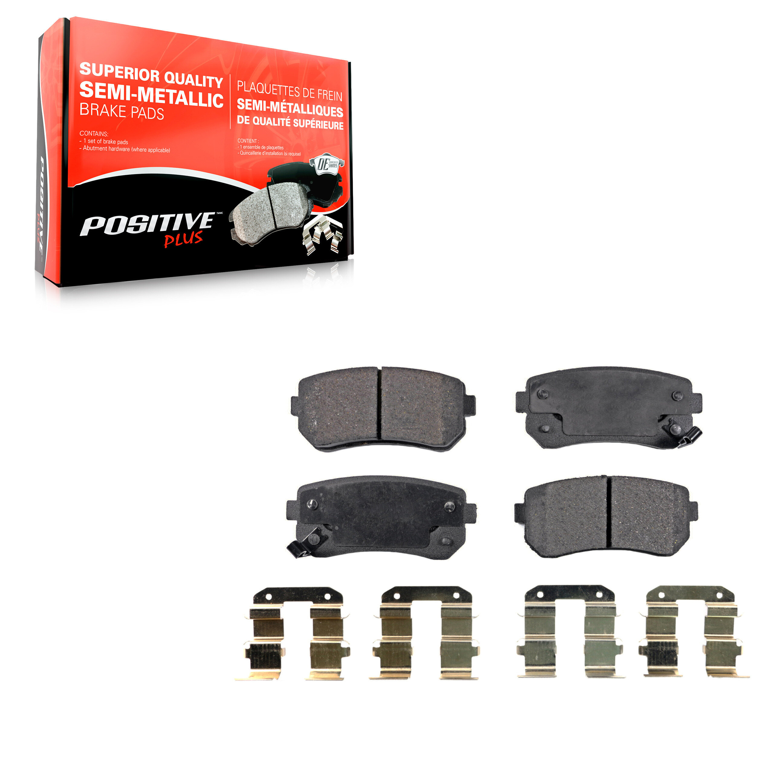 Positive Plus - PPF-D1157 - Rear Disc Brake Pad