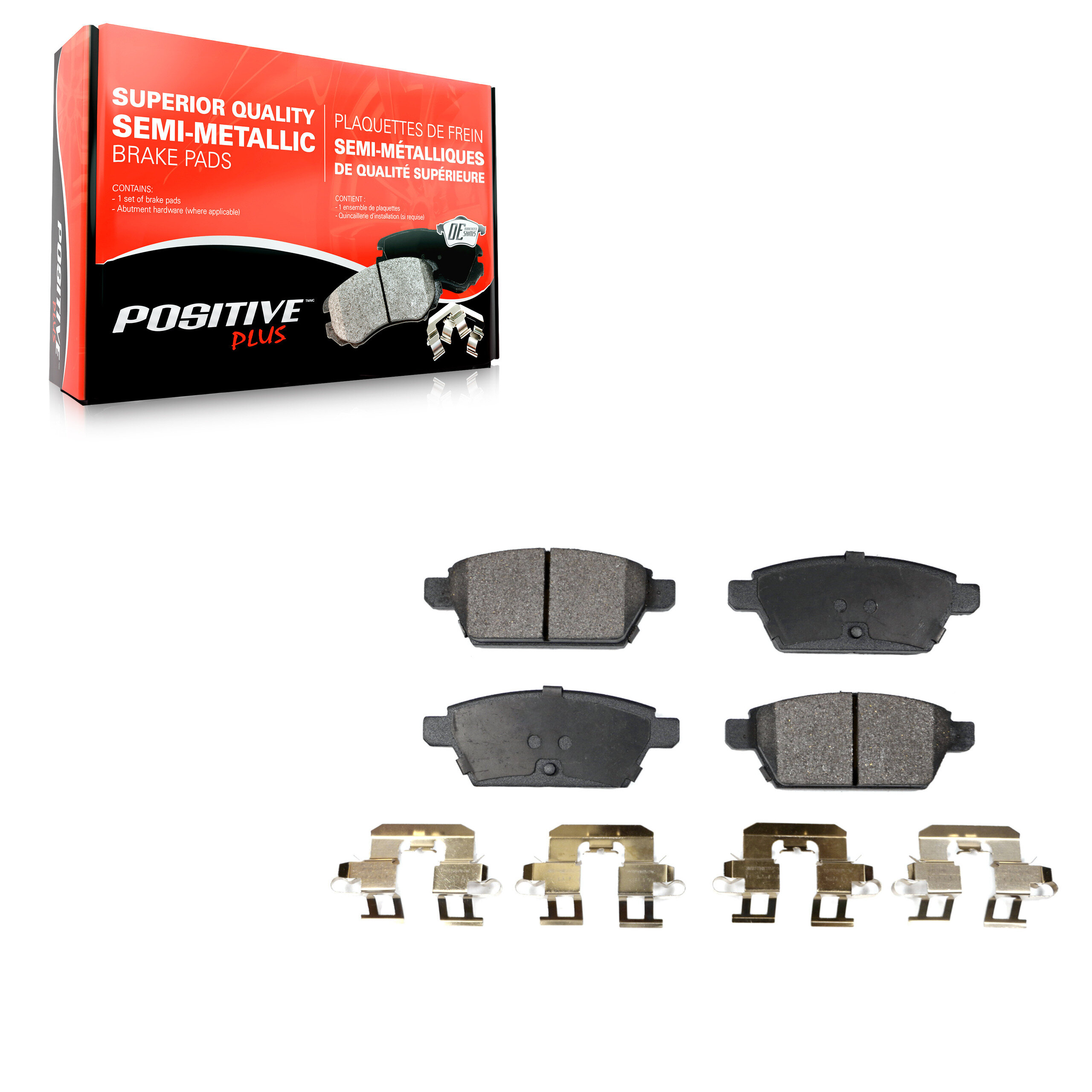 Positive Plus - PPF-D1161 - Rear Disc Brake Pad