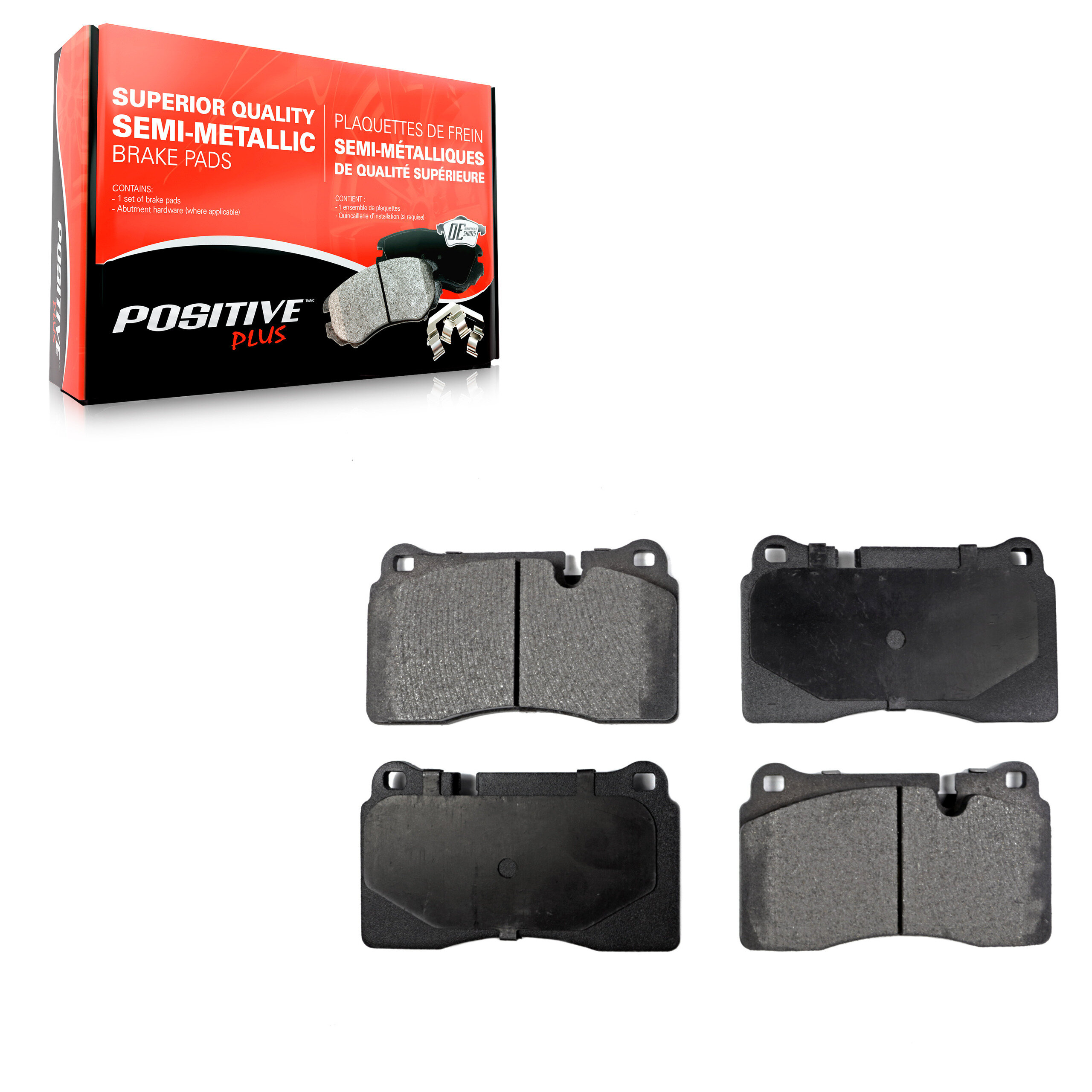 Positive Plus - PPF-D1165 - Rear Disc Brake Pad