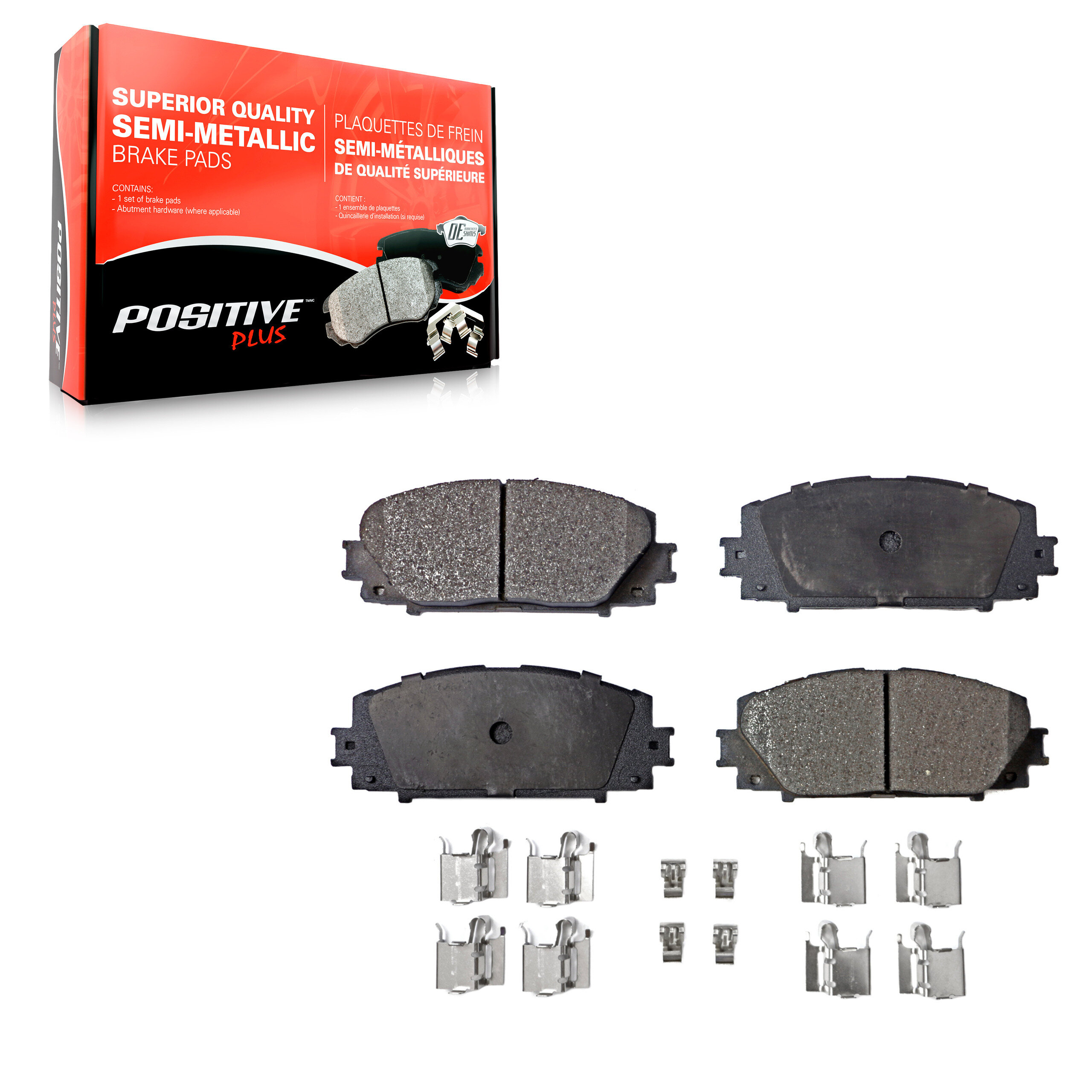 Positive Plus - PPF-D1184 - Front Disc Brake Pad