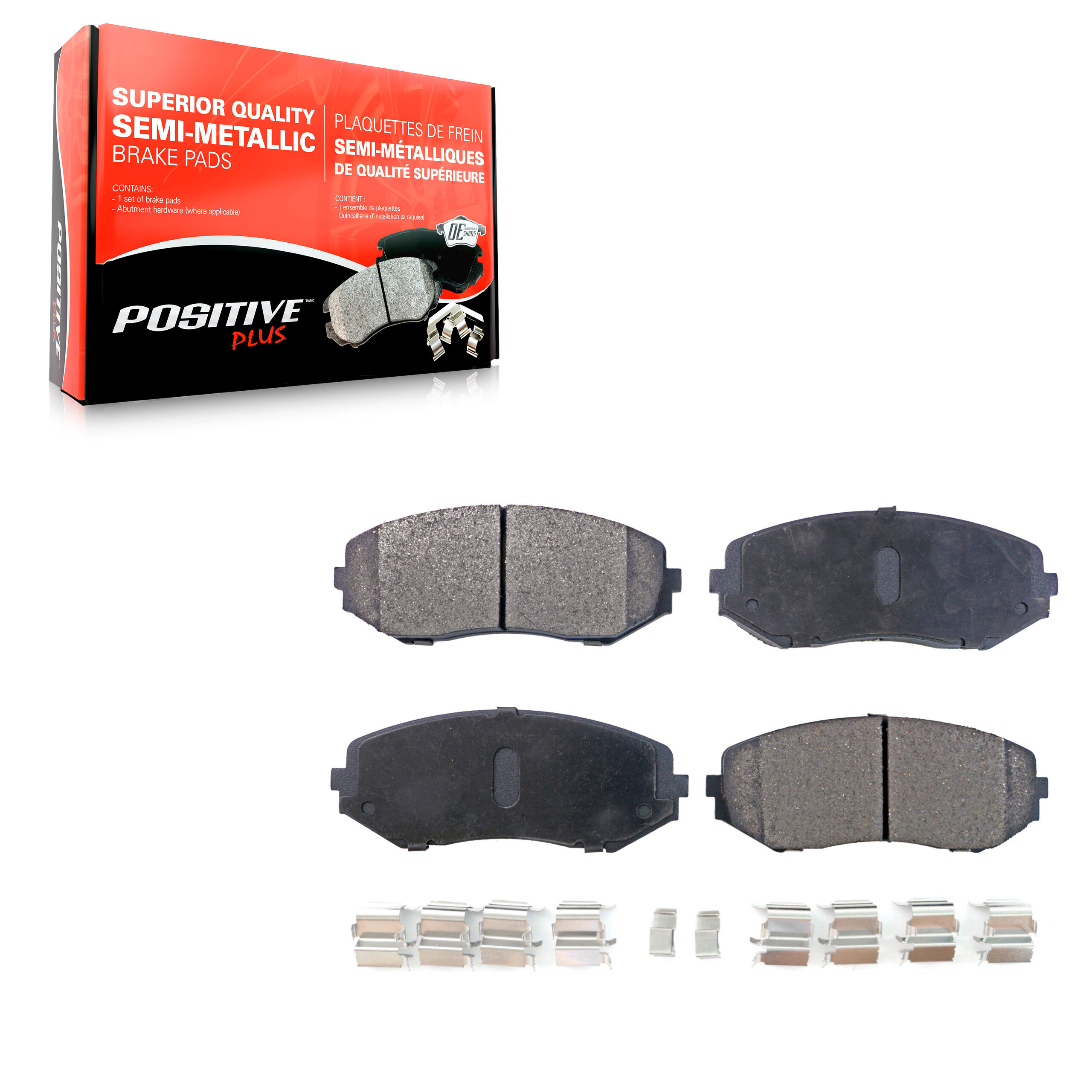 Positive Plus - PPF-D1188 - Front Disc Brake Pad