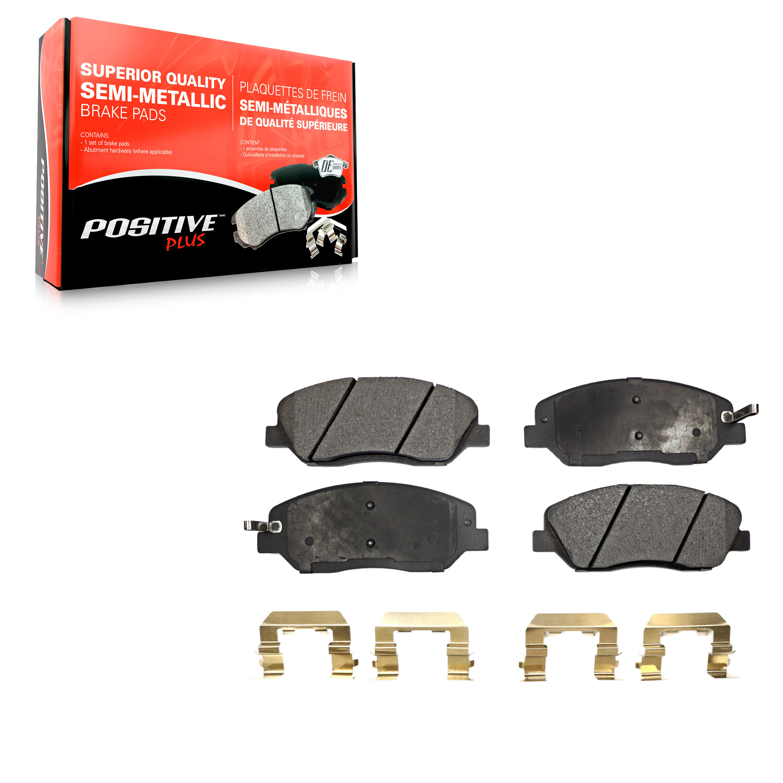 Positive Plus - PPF-D1202 - Front Disc Brake Pad