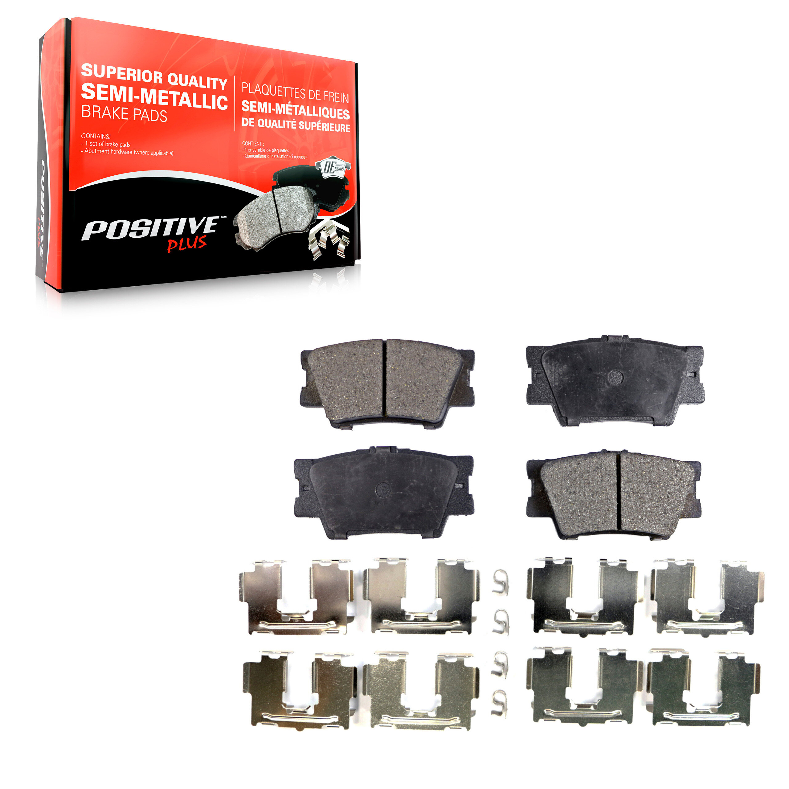 Positive Plus - PPF-D1212 - Rear Disc Brake Pad