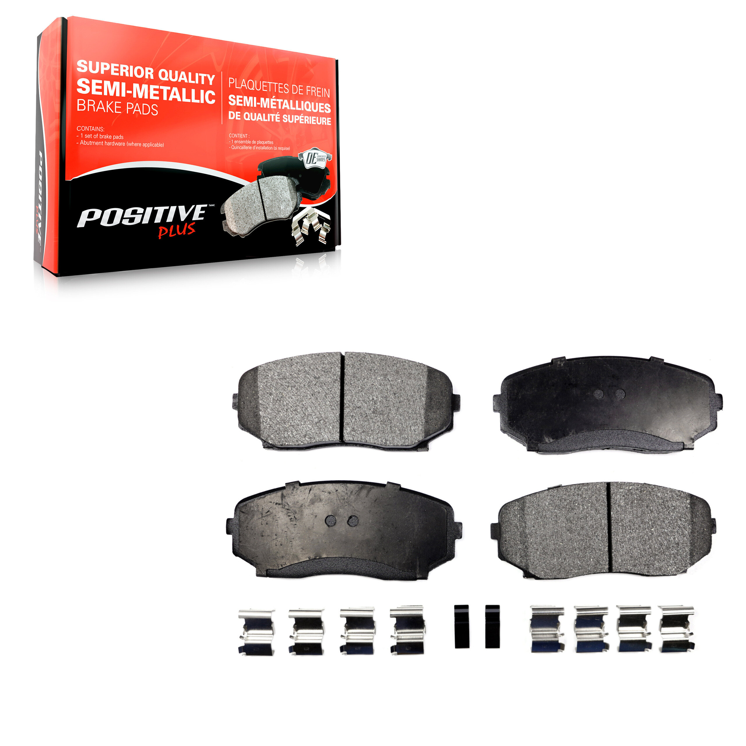 Positive Plus - PPF-D1258 - Front Disc Brake Pad