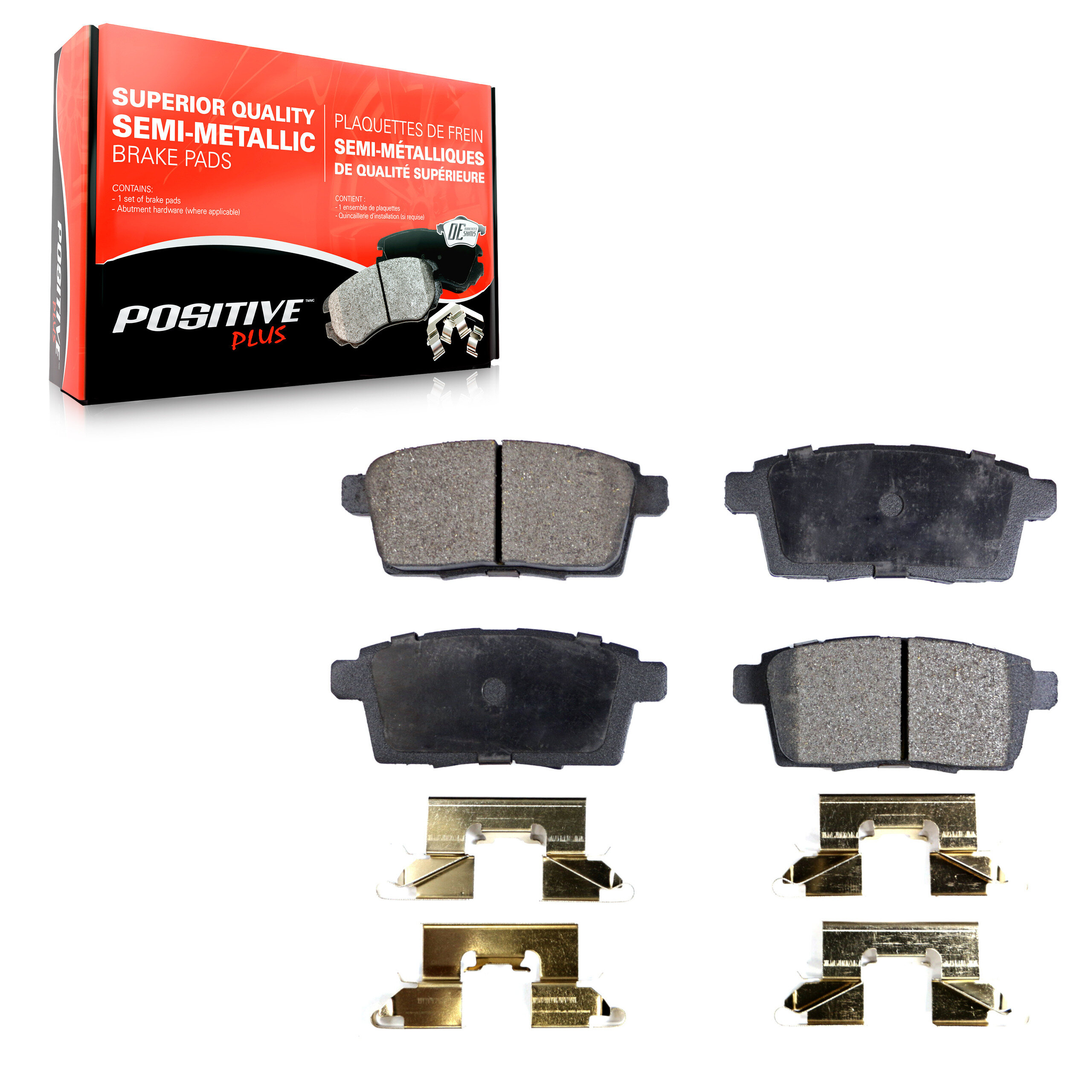 Positive Plus - PPF-D1259 - Rear Disc Brake Pad