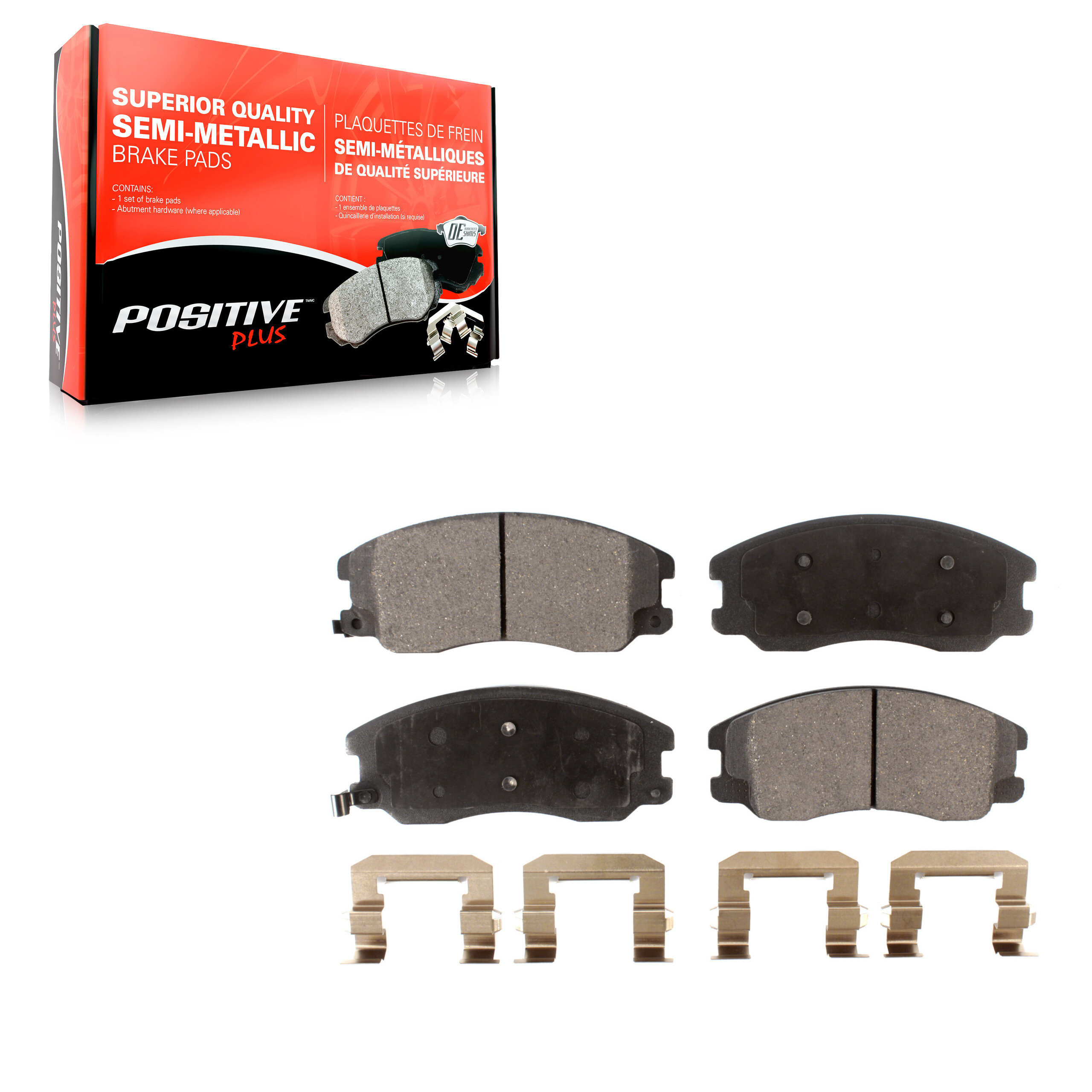 Positive Plus - PPF-D1264 - Front Disc Brake Pad