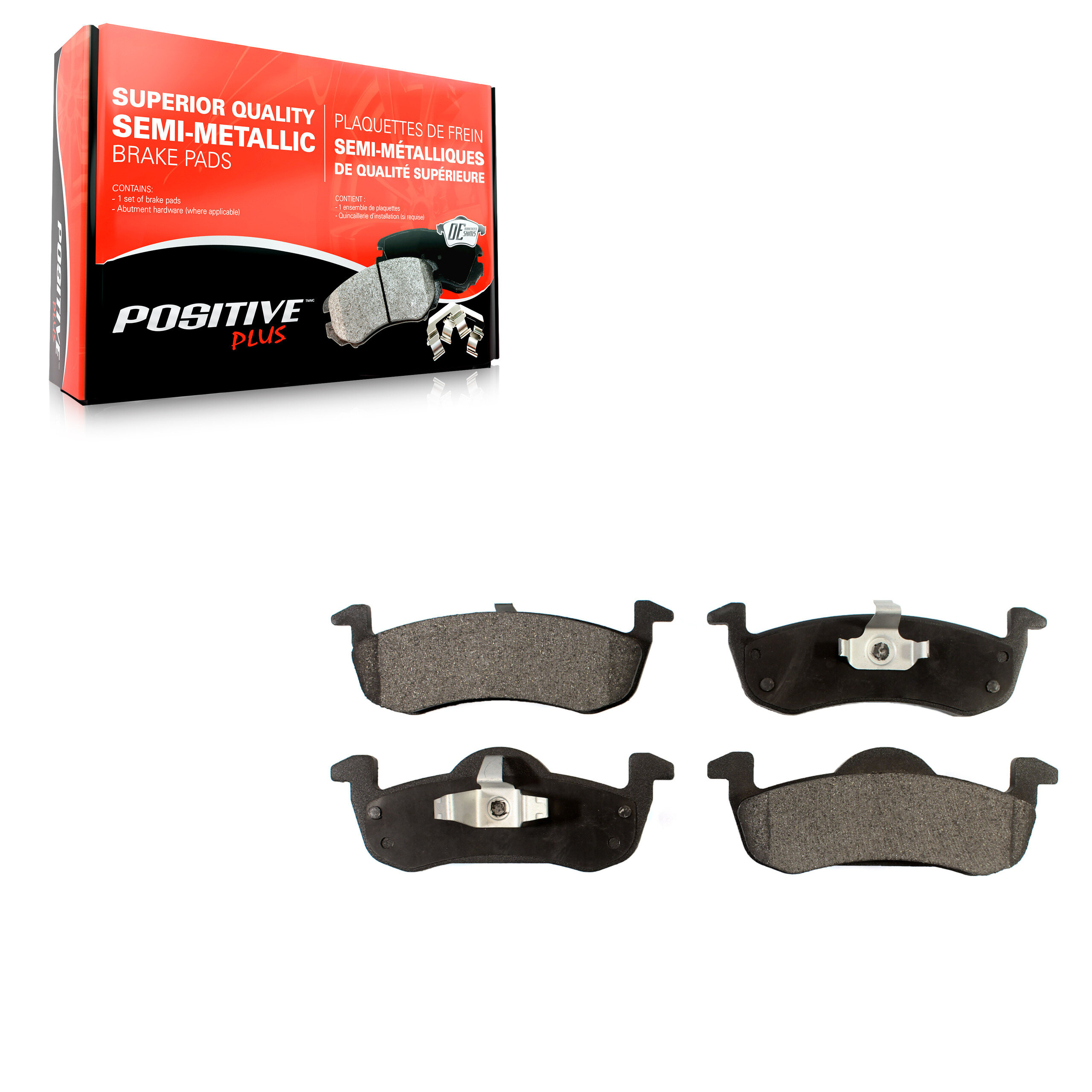 Positive Plus - PPF-D1279 - Rear Disc Brake Pad