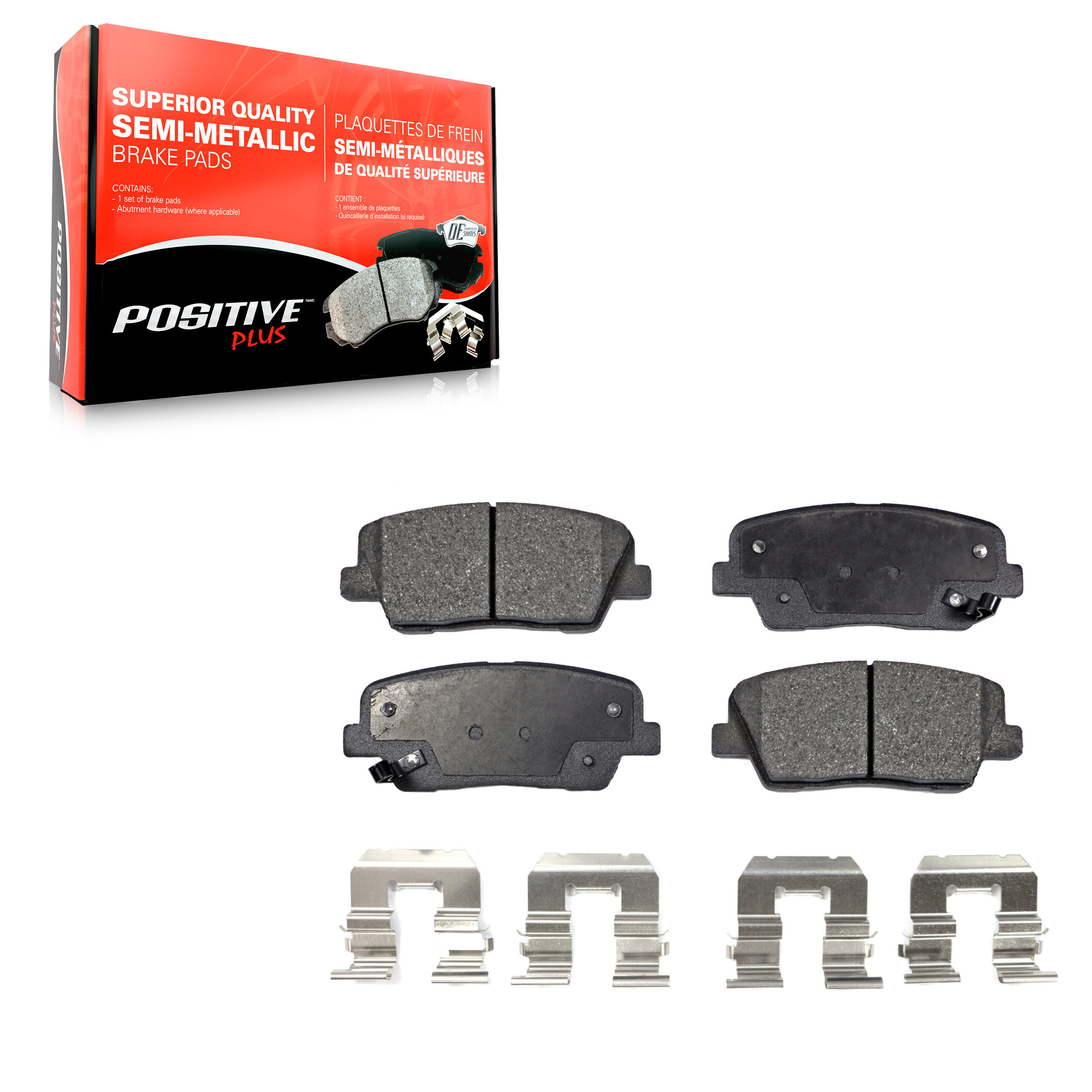 Positive Plus - PPF-D1284 - Rear Disc Brake Pad