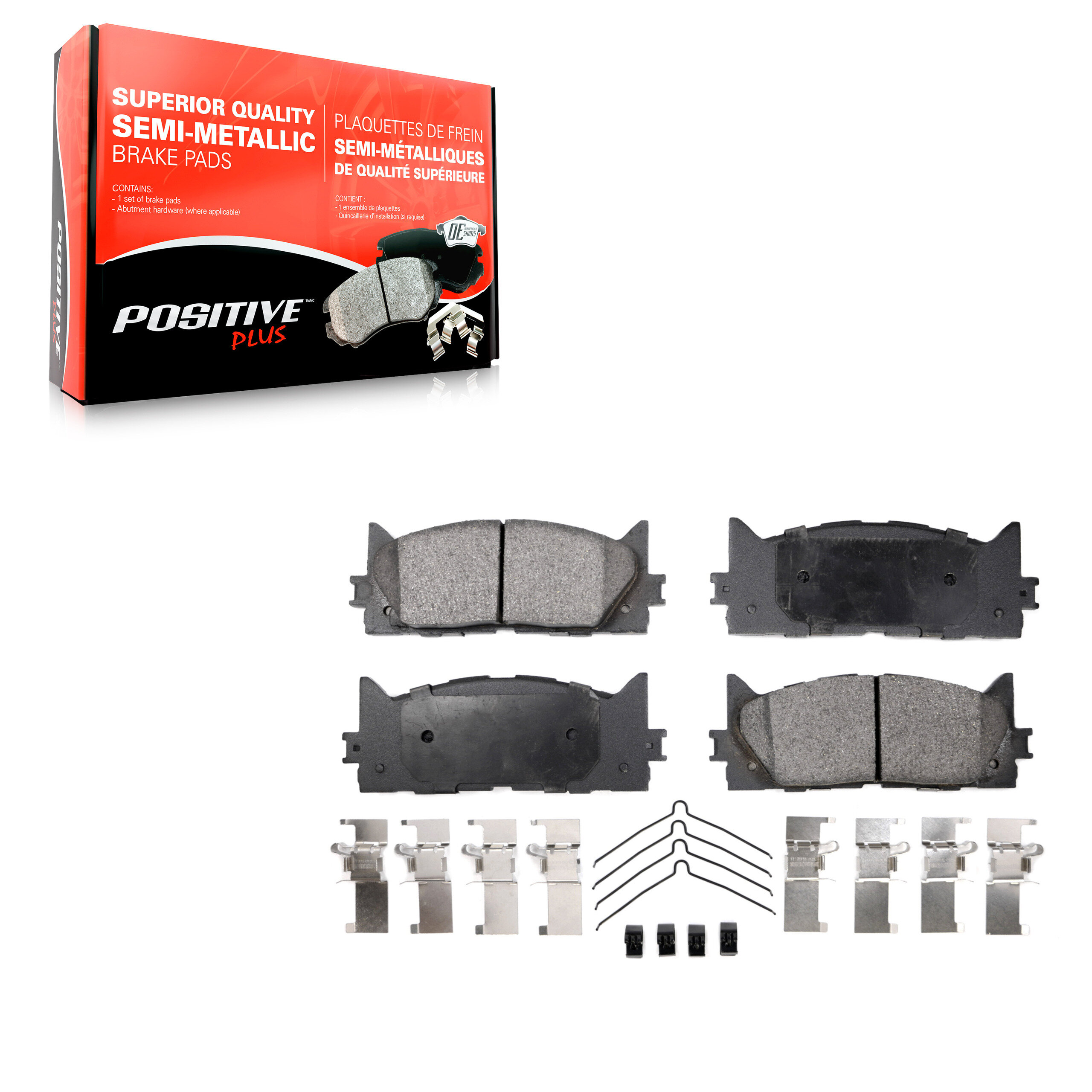 Positive Plus - PPF-D1293 - Front Disc Brake Pad