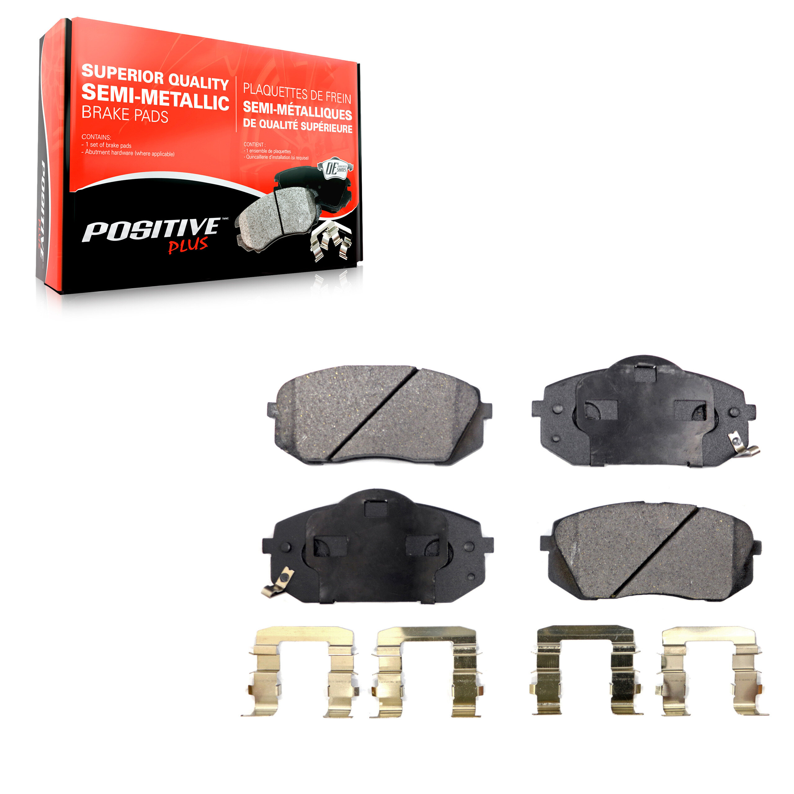Positive Plus - PPF-D1295 - Front Disc Brake Pad