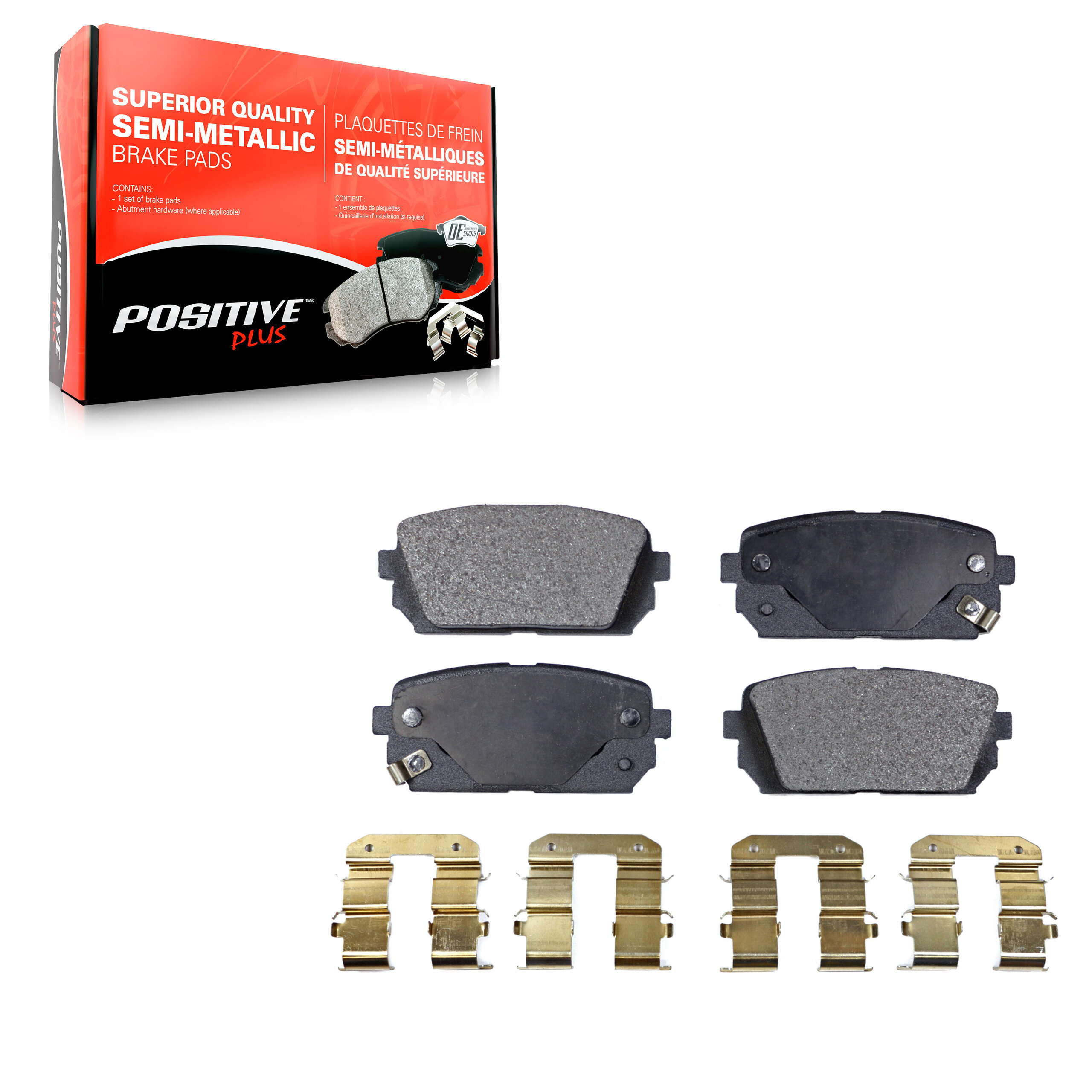 Positive Plus - PPF-D1296 - Rear Disc Brake Pad