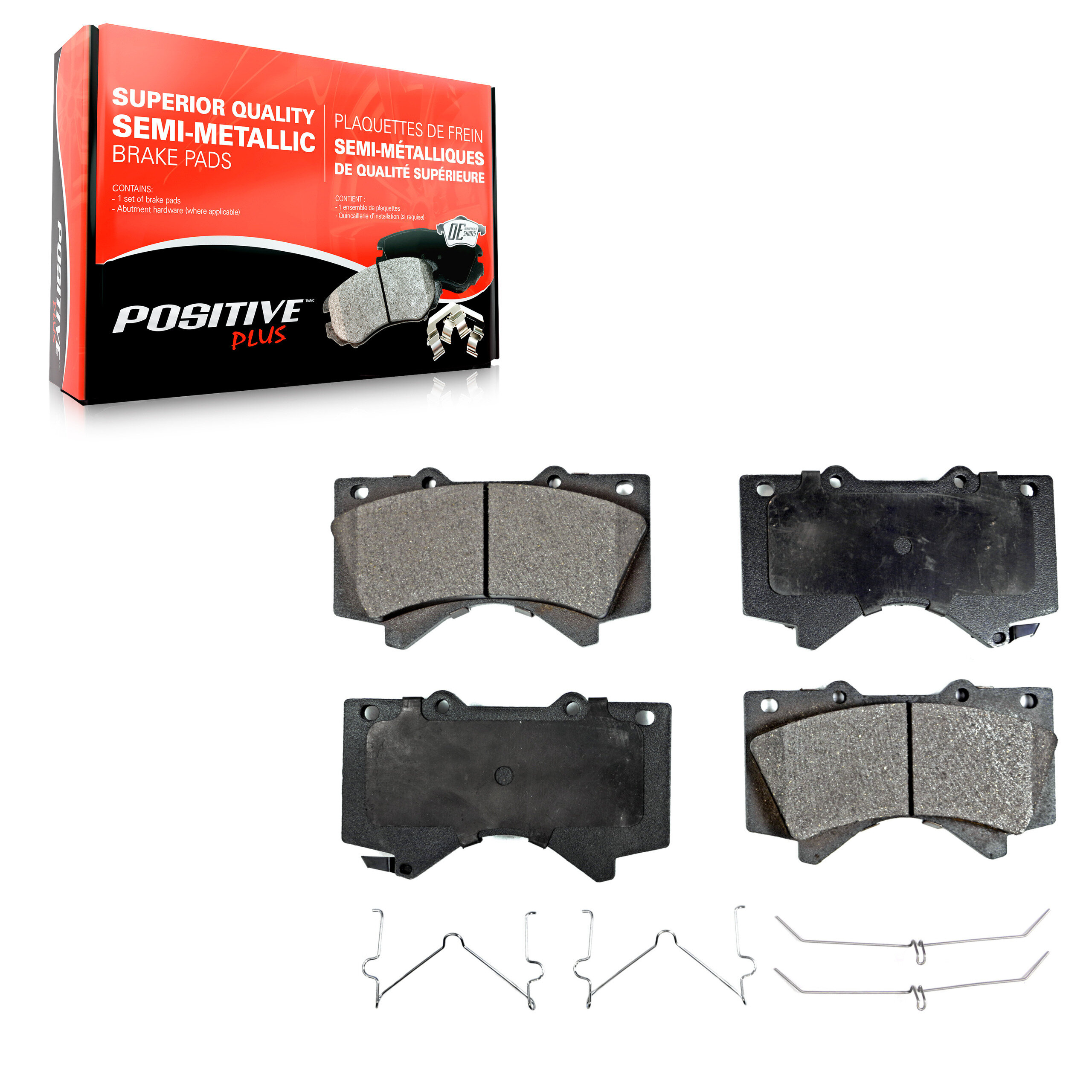 Positive Plus - PPF-D1303 - Front Disc Brake Pad