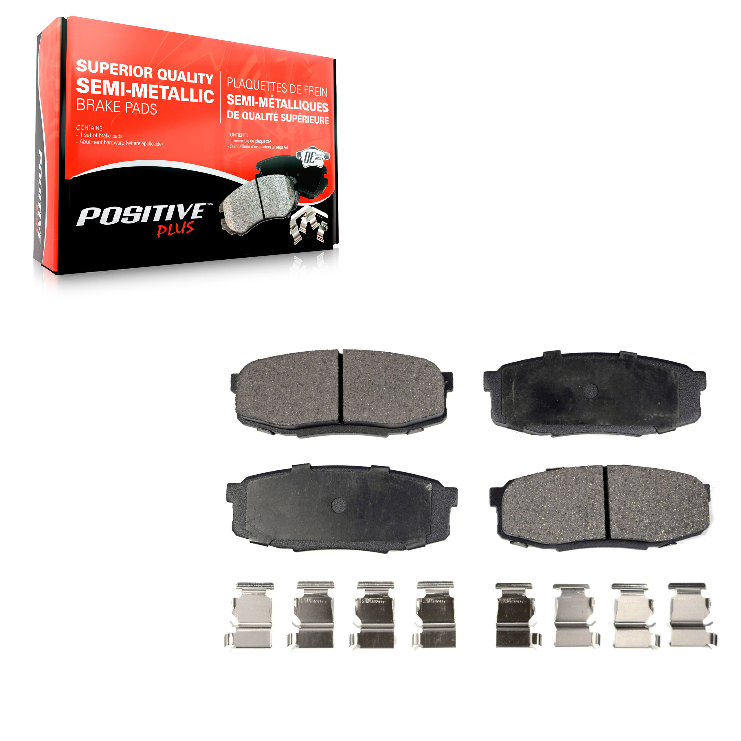 Positive Plus - PPF-D1304 - Rear Disc Brake Pad