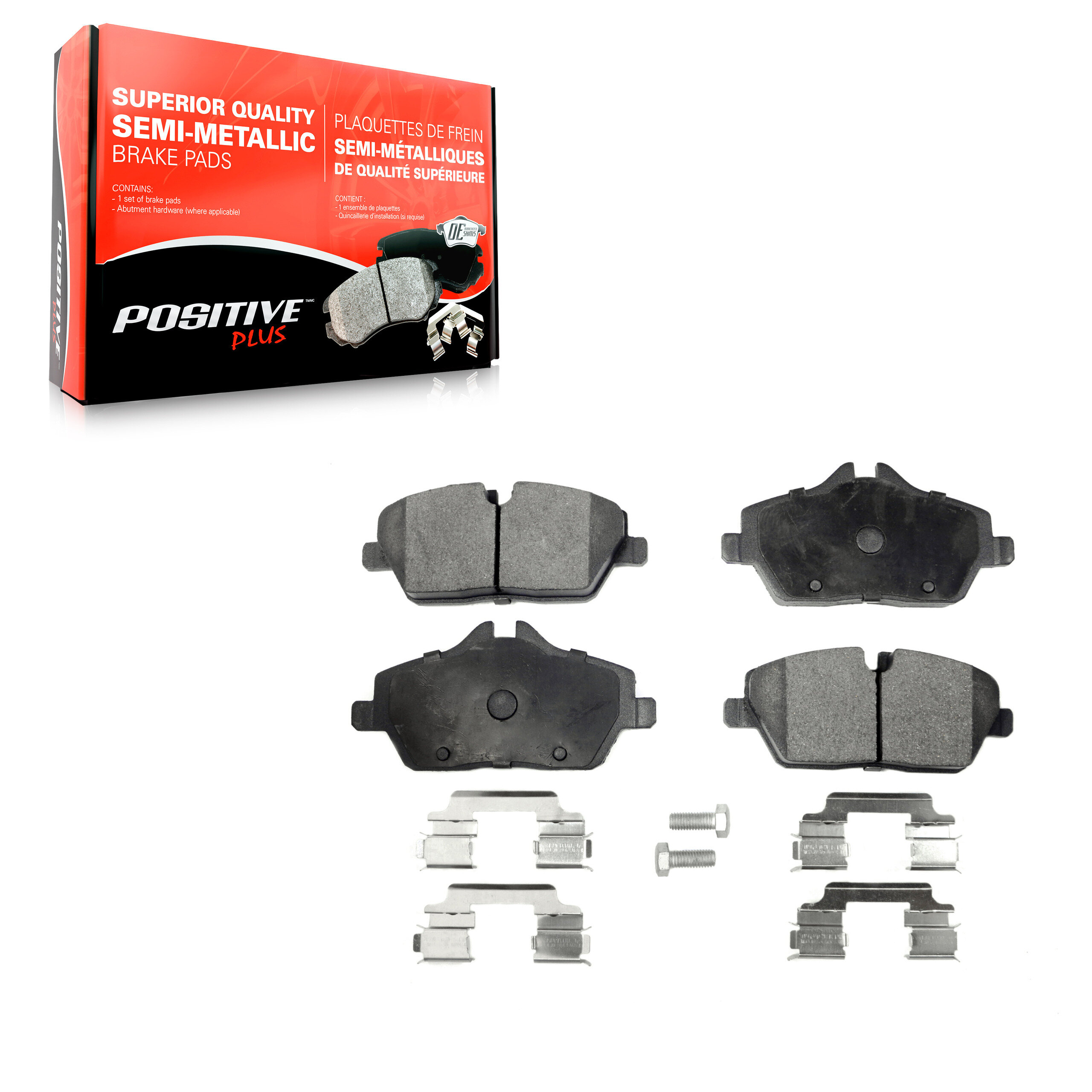 Positive Plus - PPF-D1308 - Front Disc Brake Pad