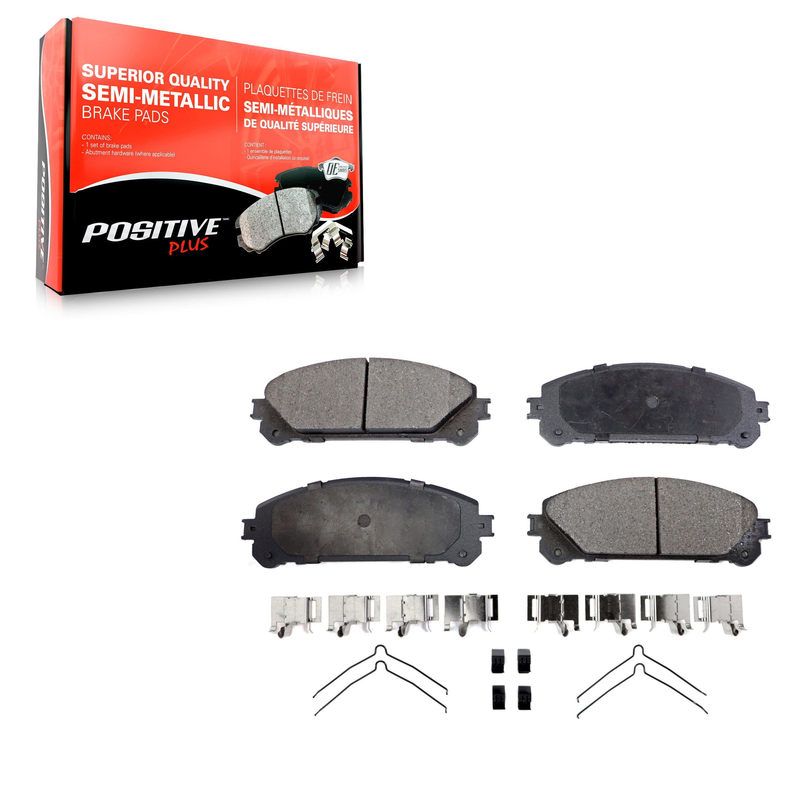 Positive Plus - PPF-D1324 - Front Disc Brake Pad