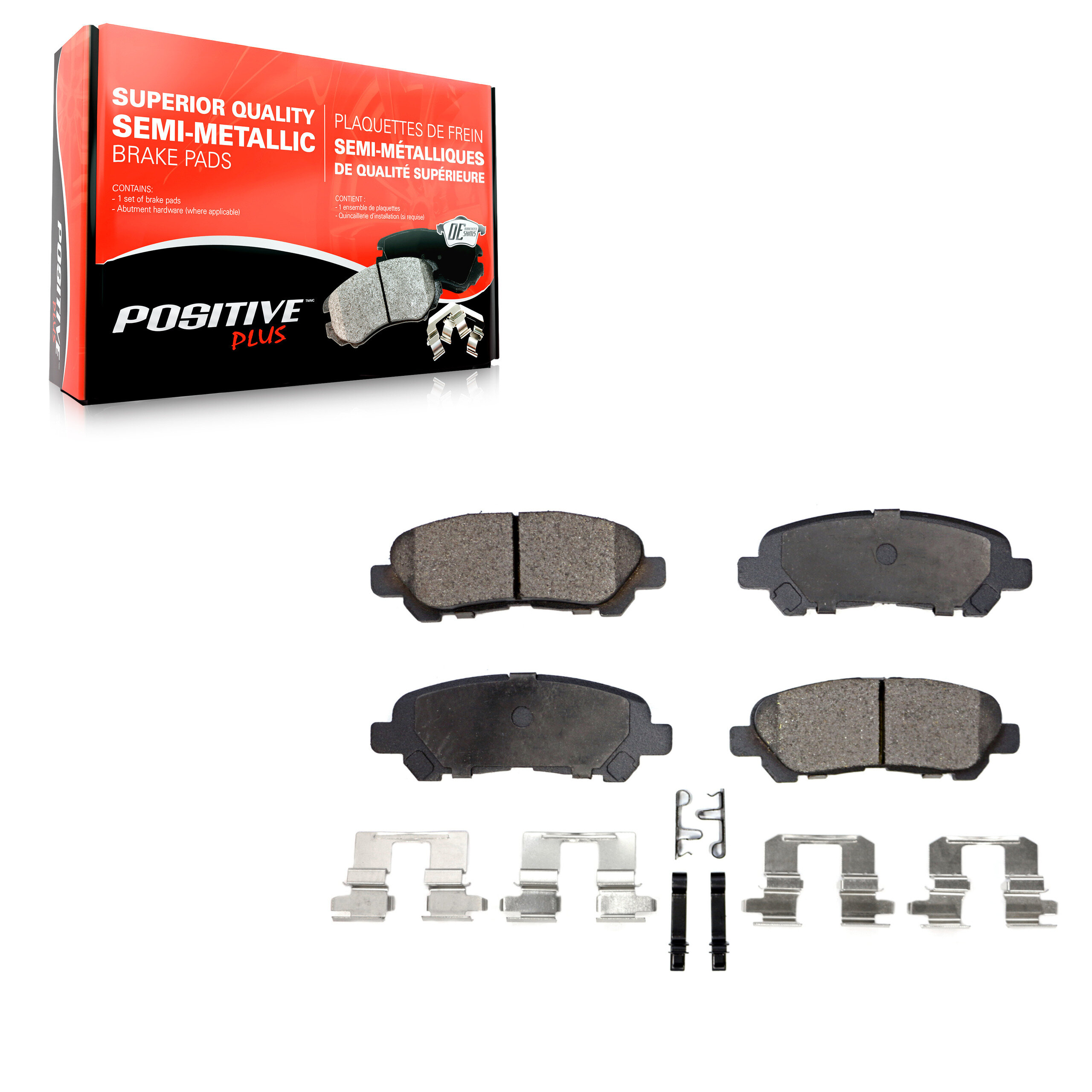 Positive Plus - PPF-D1325 - Rear Disc Brake Pad