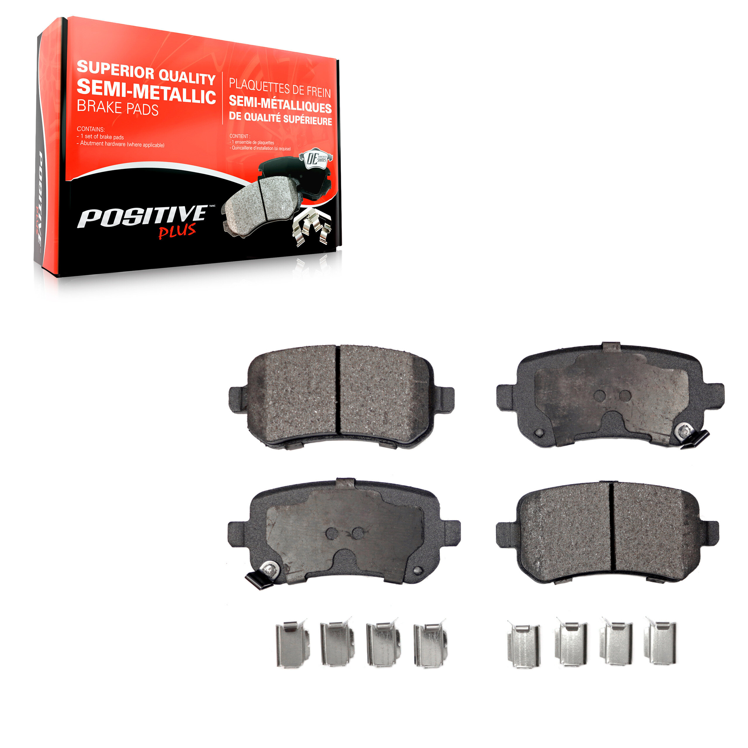 Positive Plus - PPF-D1326 - Rear Disc Brake Pad