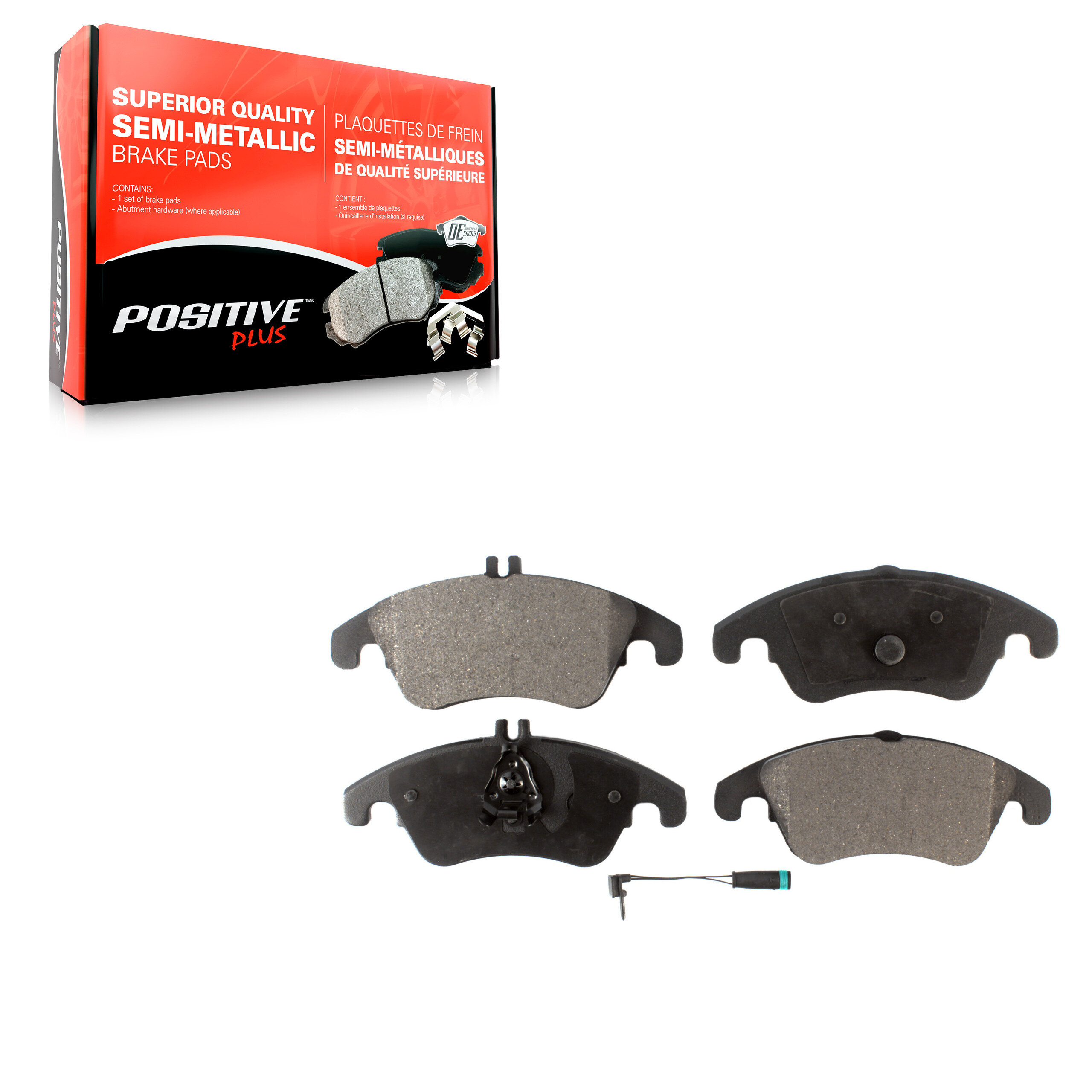 Positive Plus - PPF-D1342 - Front Disc Brake Pad