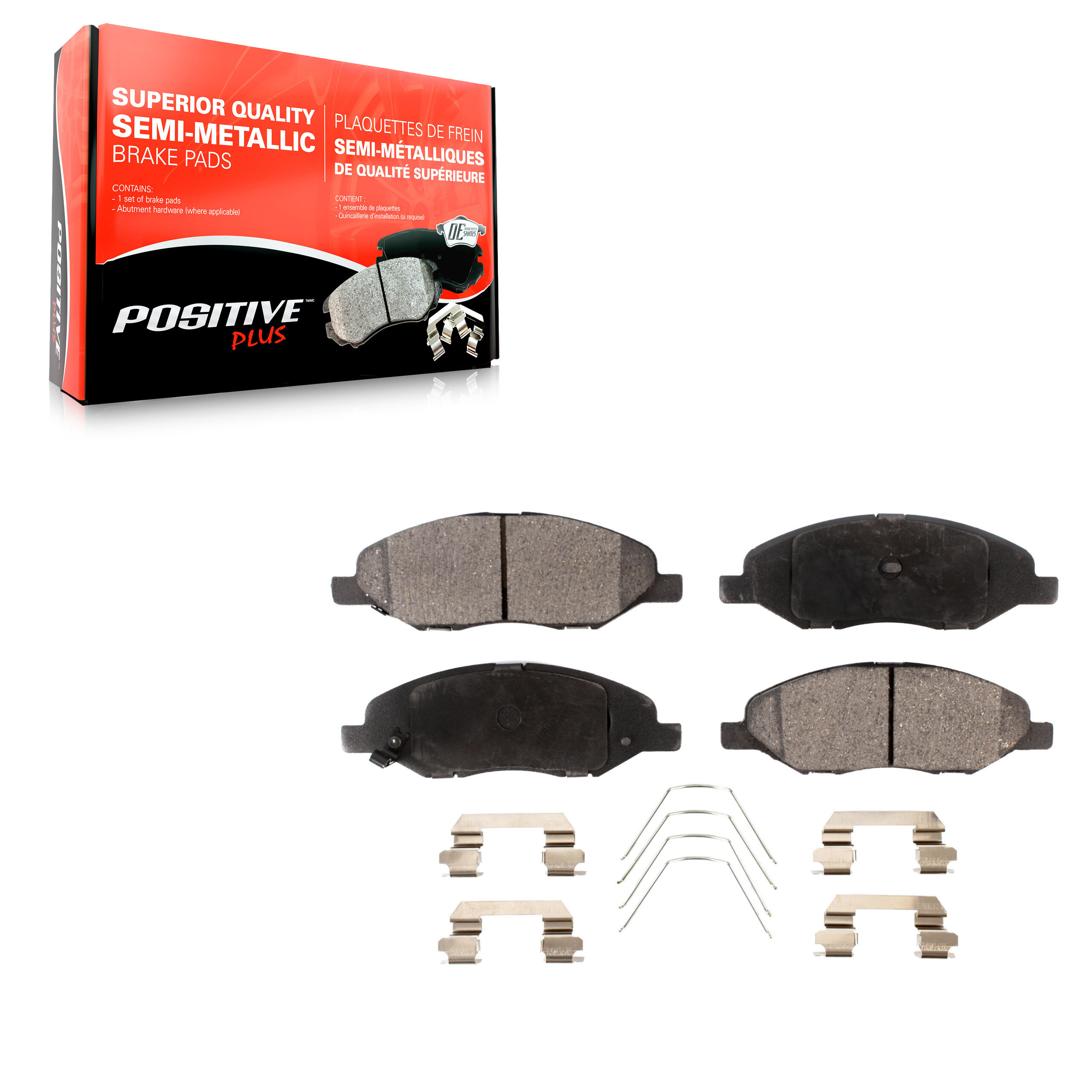 Positive Plus - PPF-D1345 - Front Disc Brake Pad