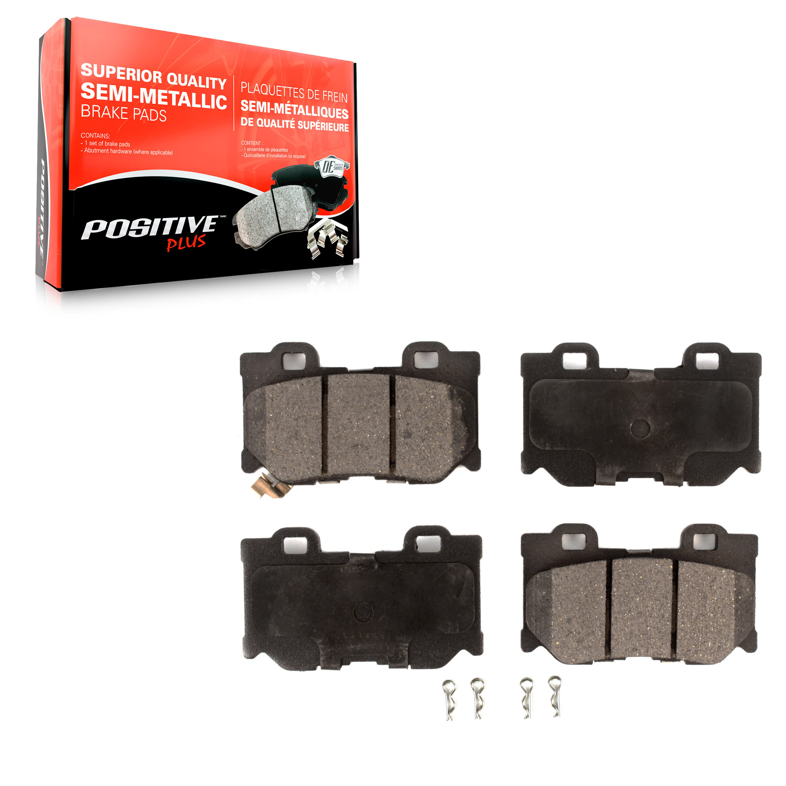 Positive Plus - PPF-D1347 - Rear Disc Brake Pad