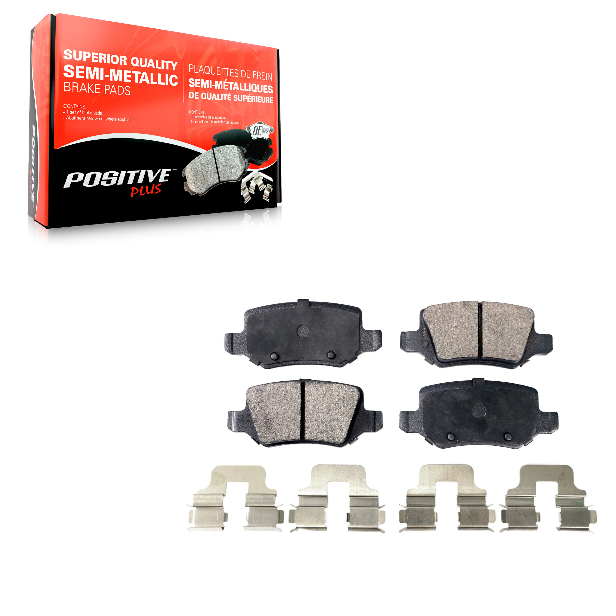 Positive Plus - PPF-D1358 - Rear Disc Brake Pad