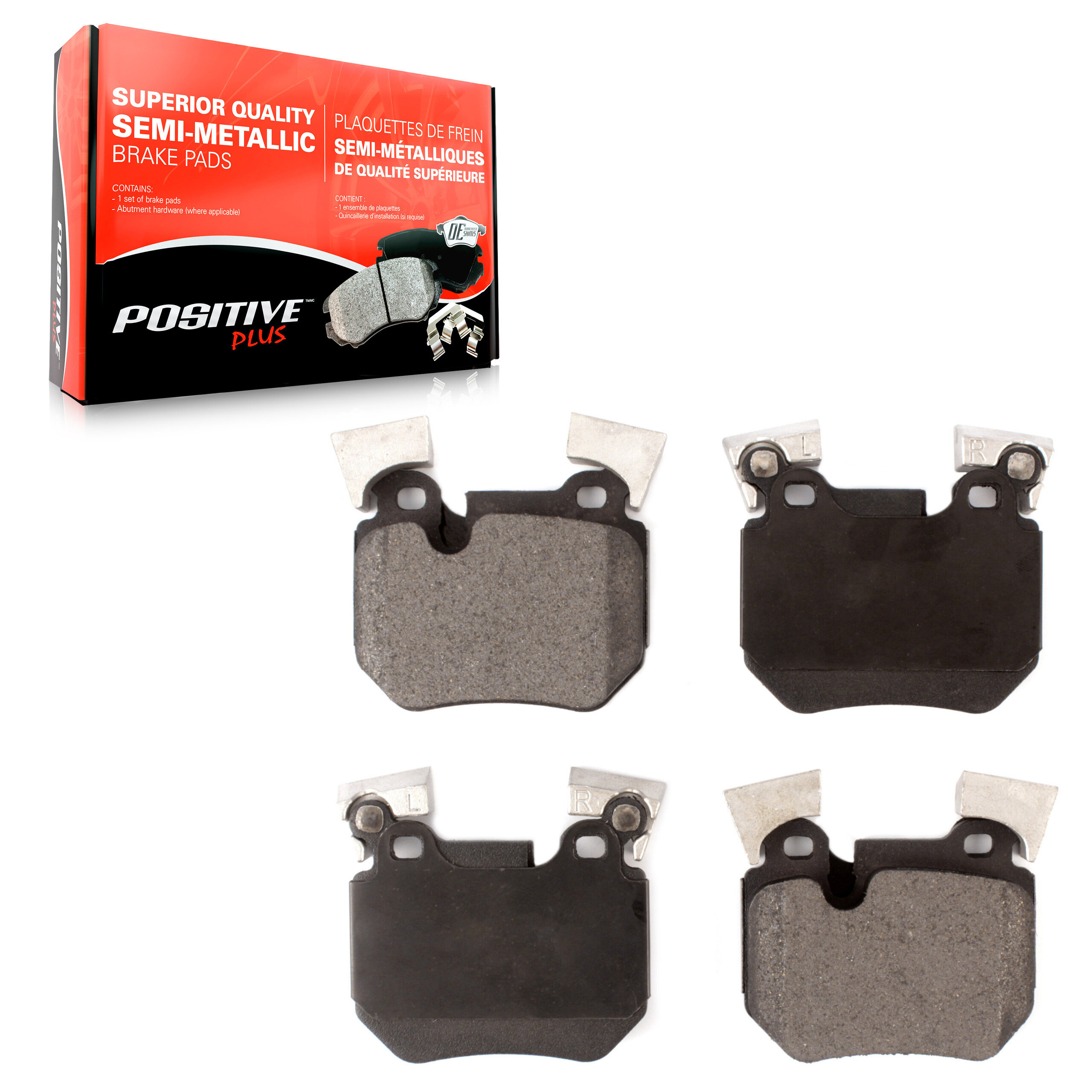 Positive Plus - PPF-D1372 - Rear Disc Brake Pad