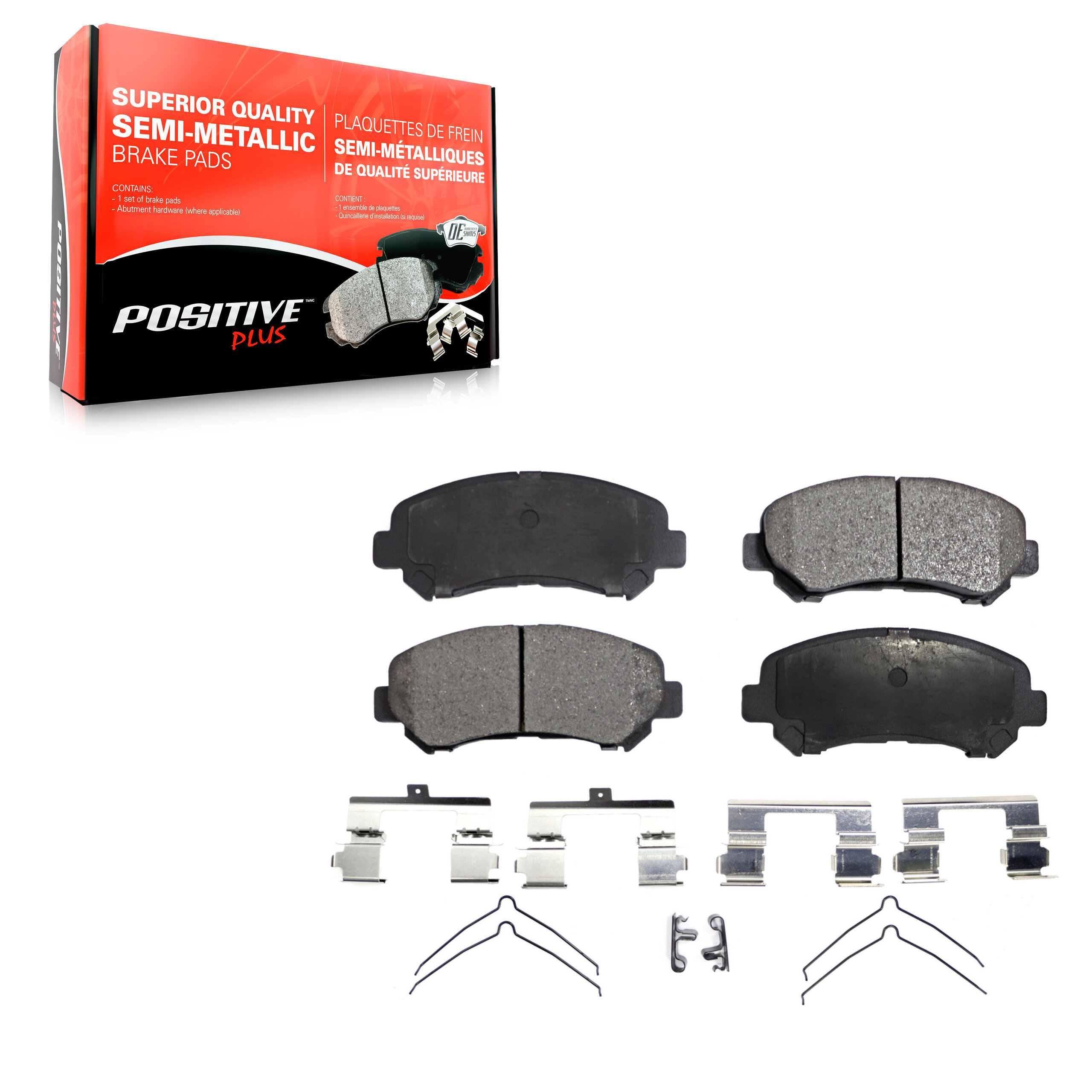 Positive Plus - PPF-D1374 - Front Disc Brake Pad
